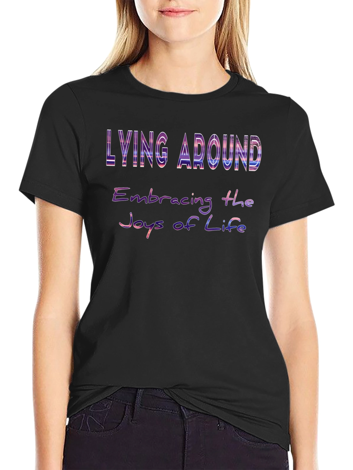 Lying Around Graphic Tee