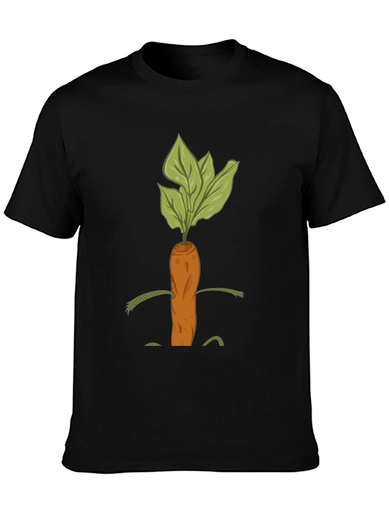 Whimsical Carrot Graphic Tee