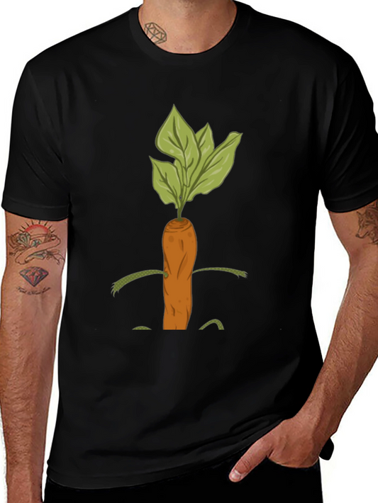 Whimsical Carrot Graphic Tee