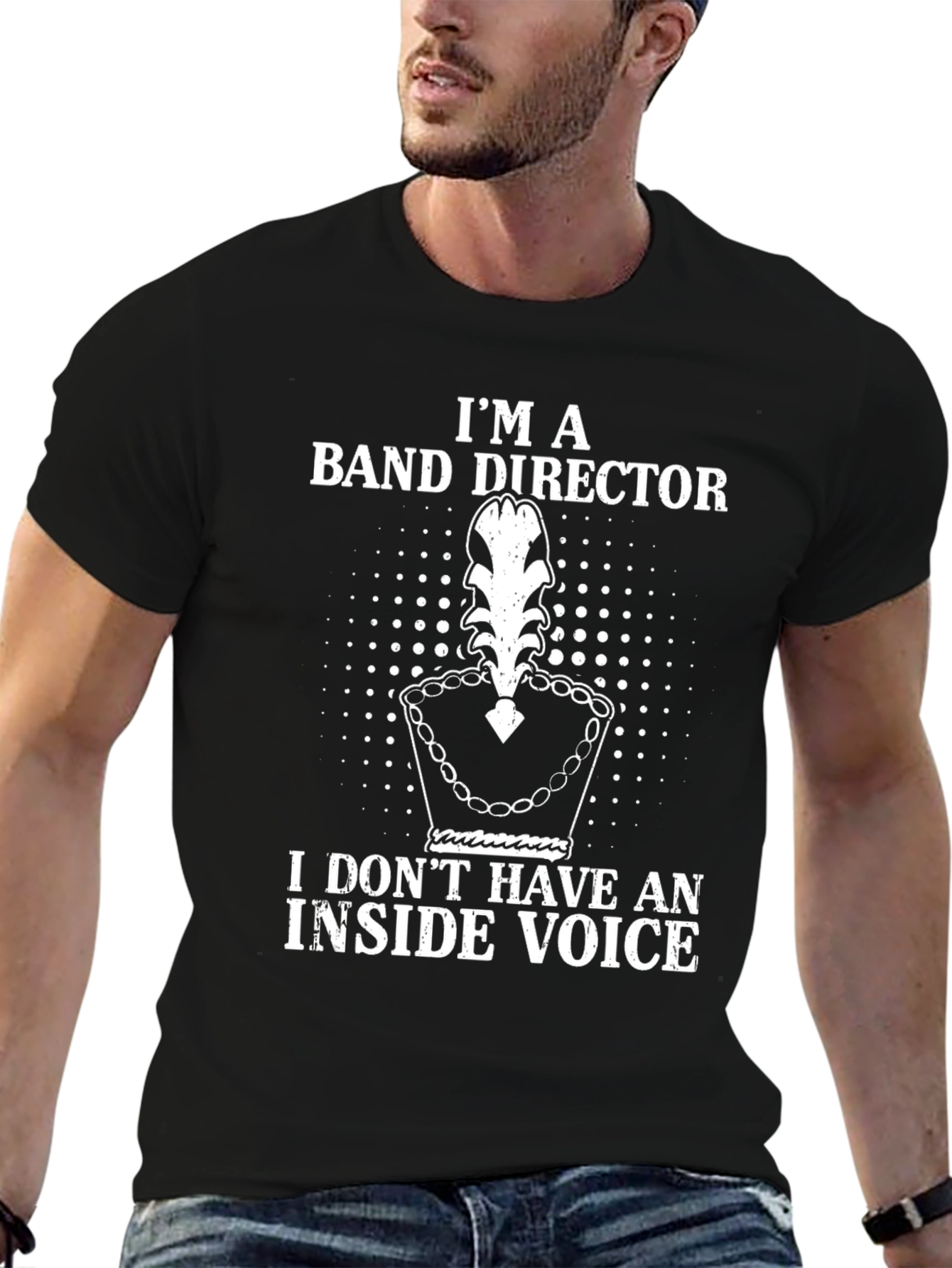Band Director T-Shirt - No Inside Voice!