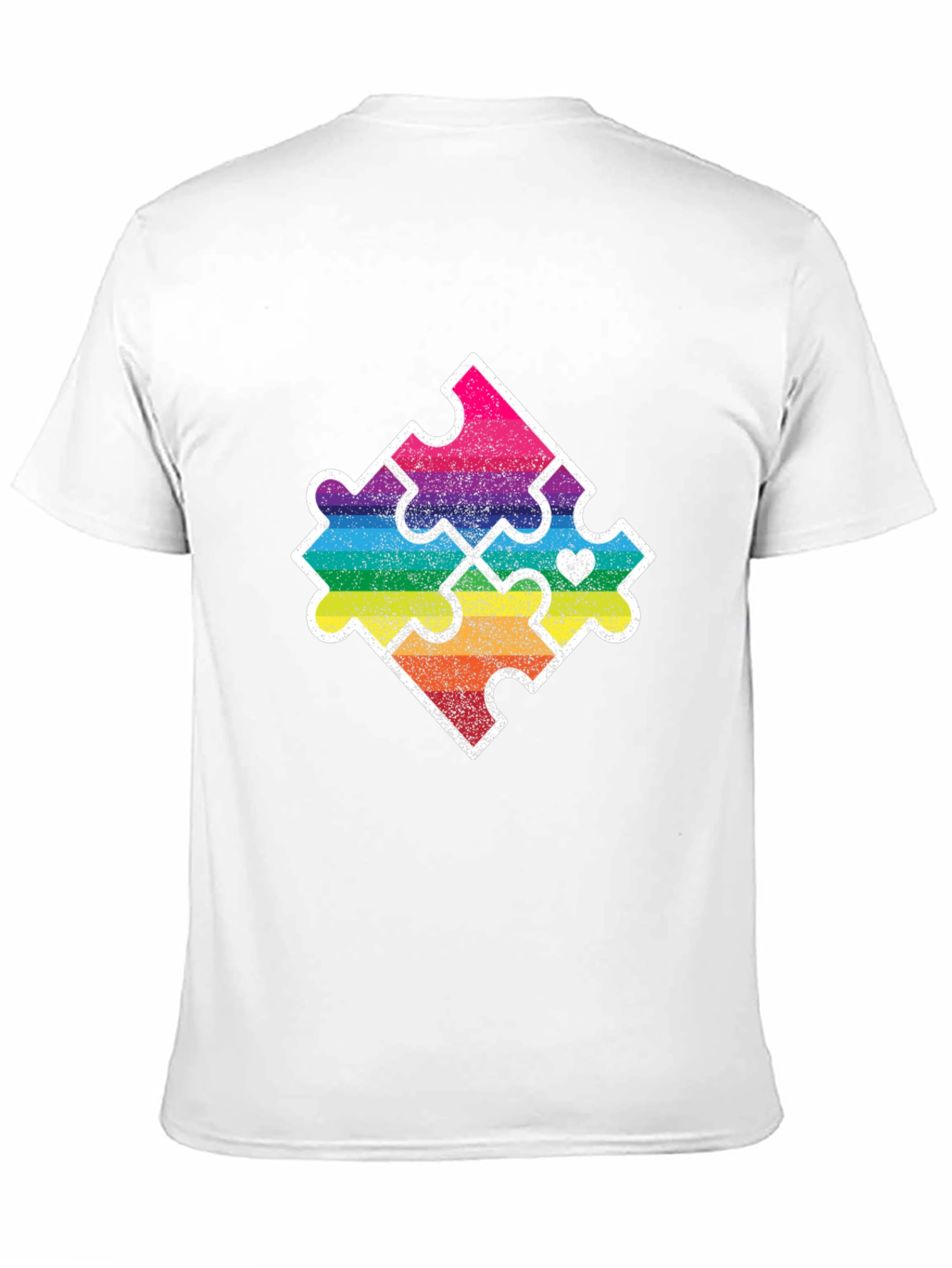 Autism Awareness Puzzle Piece Graphic T-Shirt