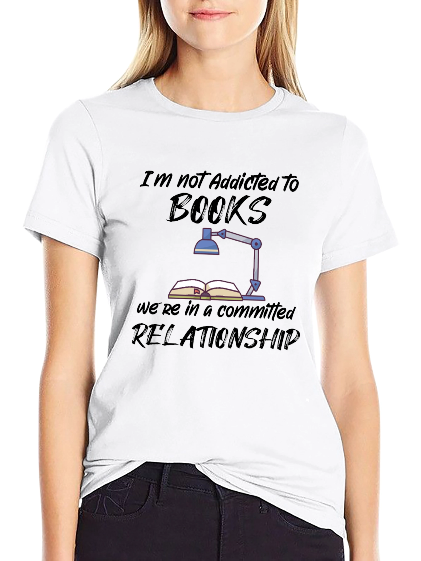 Book Lover T-Shirt - Committed Relationship