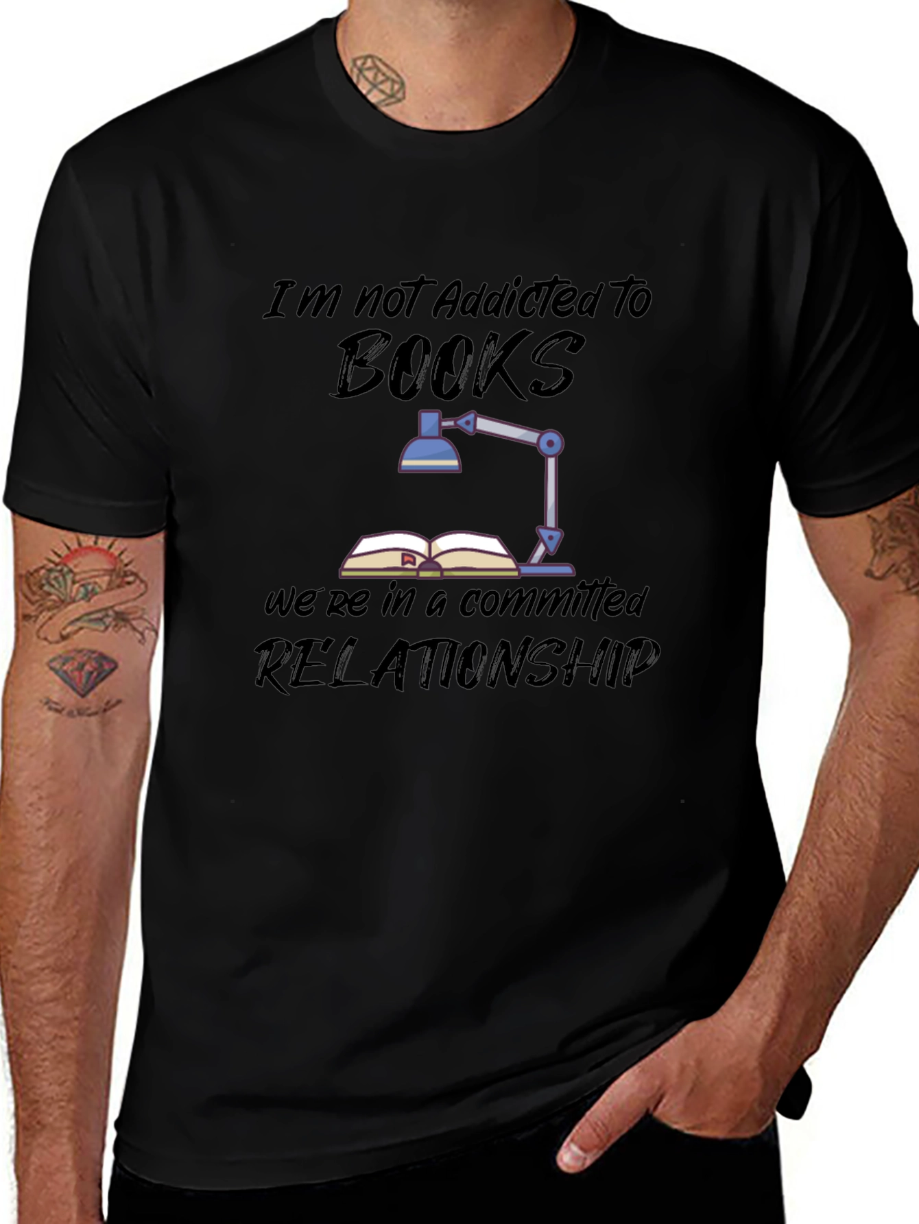 Book Lover T-Shirt - Committed Relationship