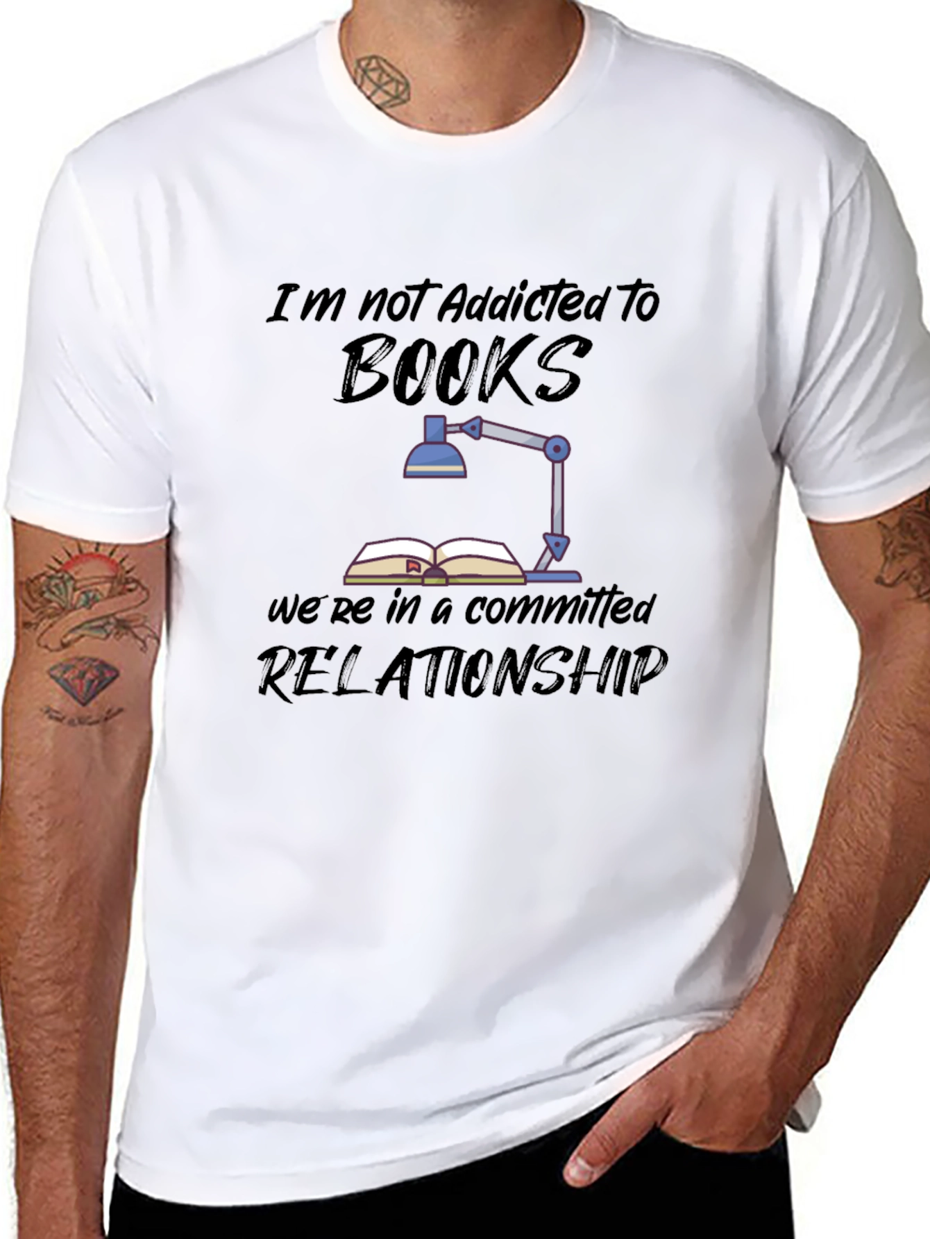 Book Lover T-Shirt - Committed Relationship