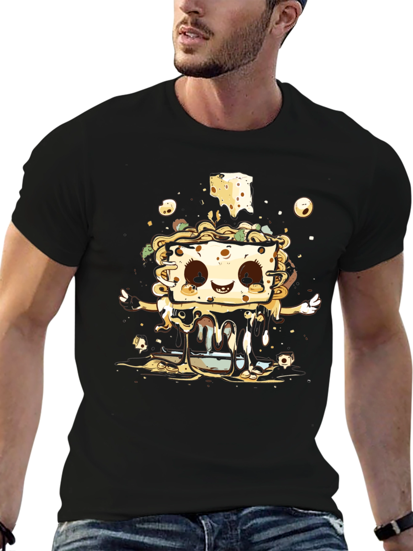 Cute Cartoon Cheese T-Shirt