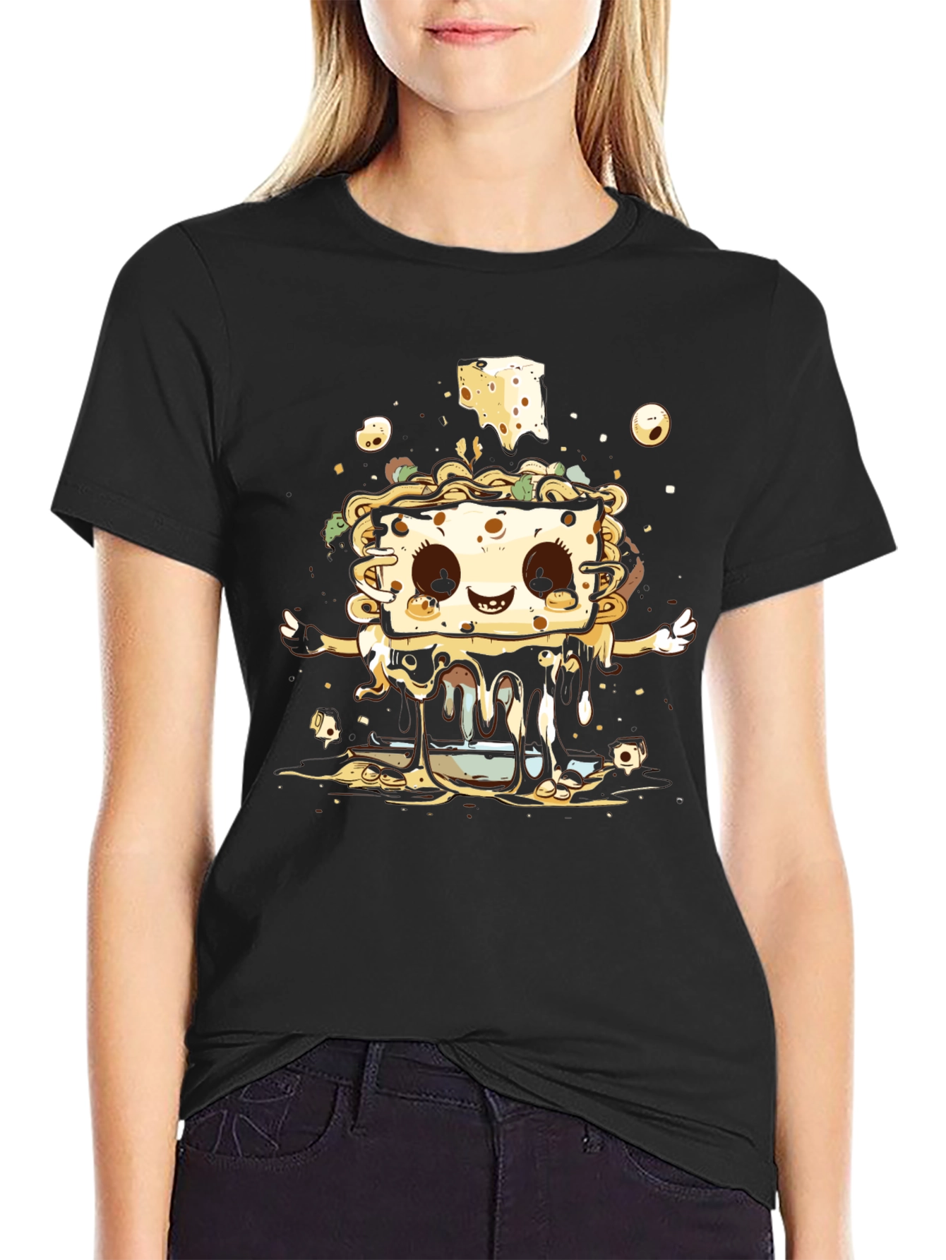 Cute Cartoon Cheese T-Shirt