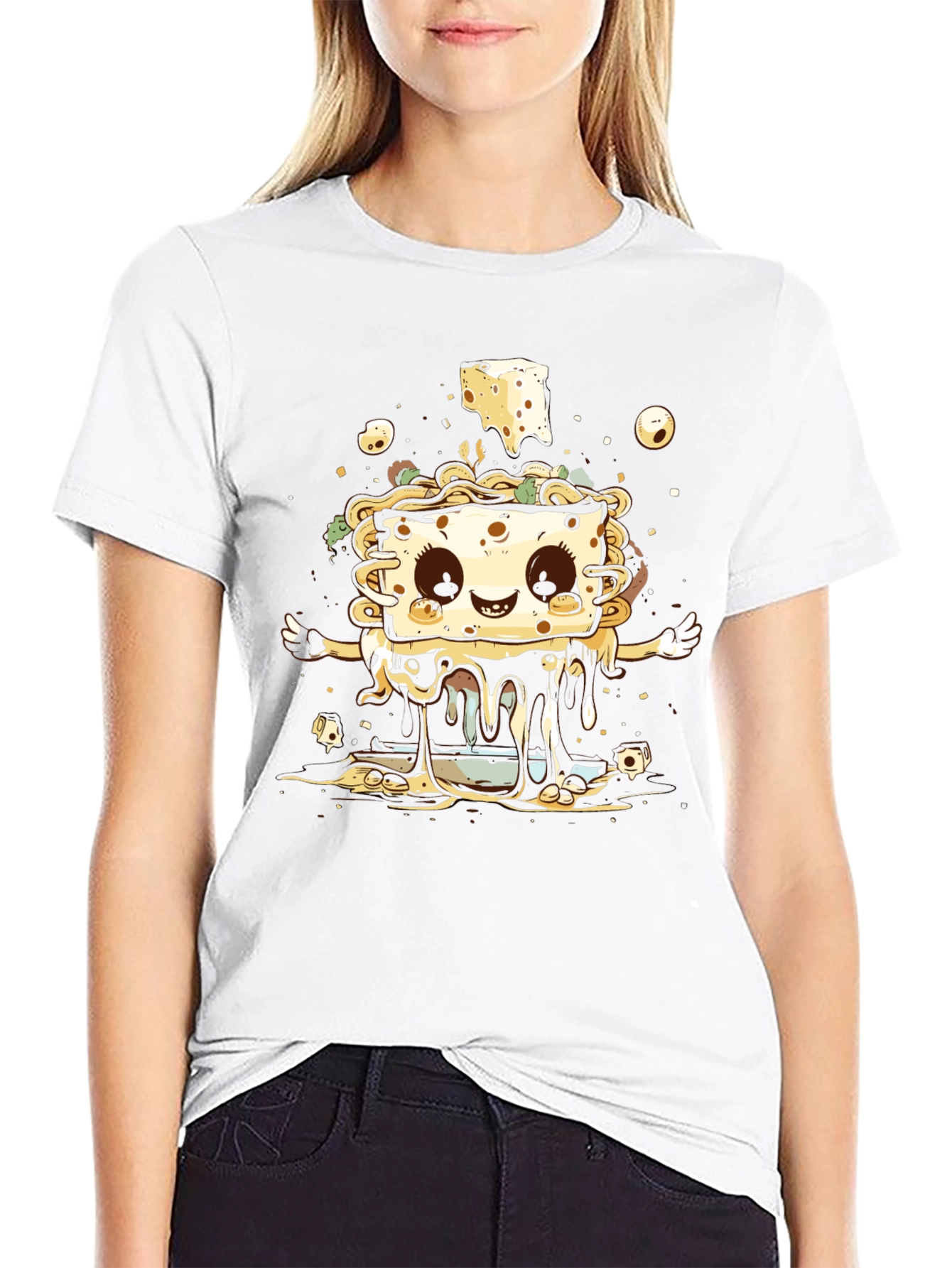 Cute Cartoon Cheese T-Shirt