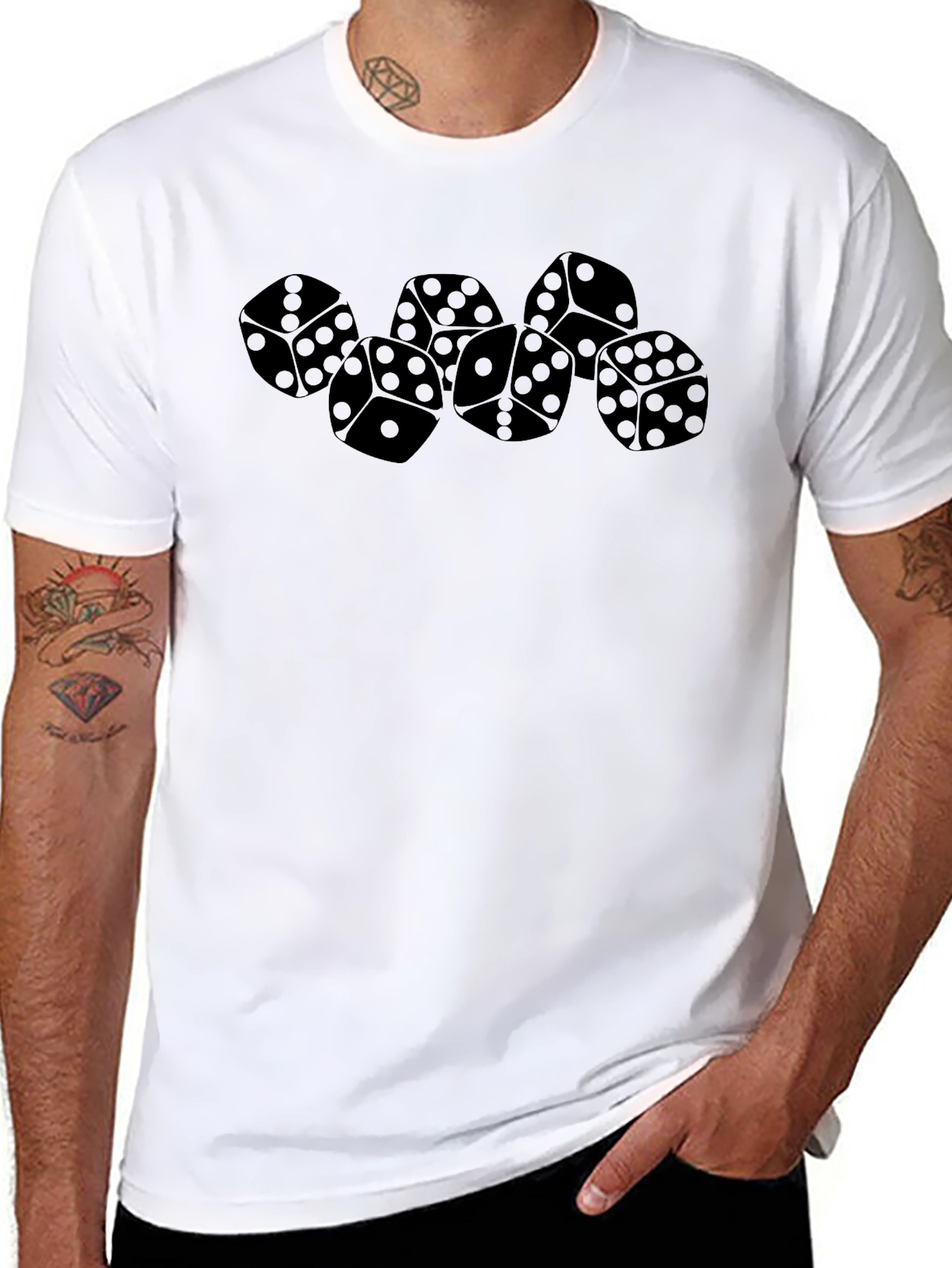 Dice Graphic Tee - Lucky Roll T-Shirt