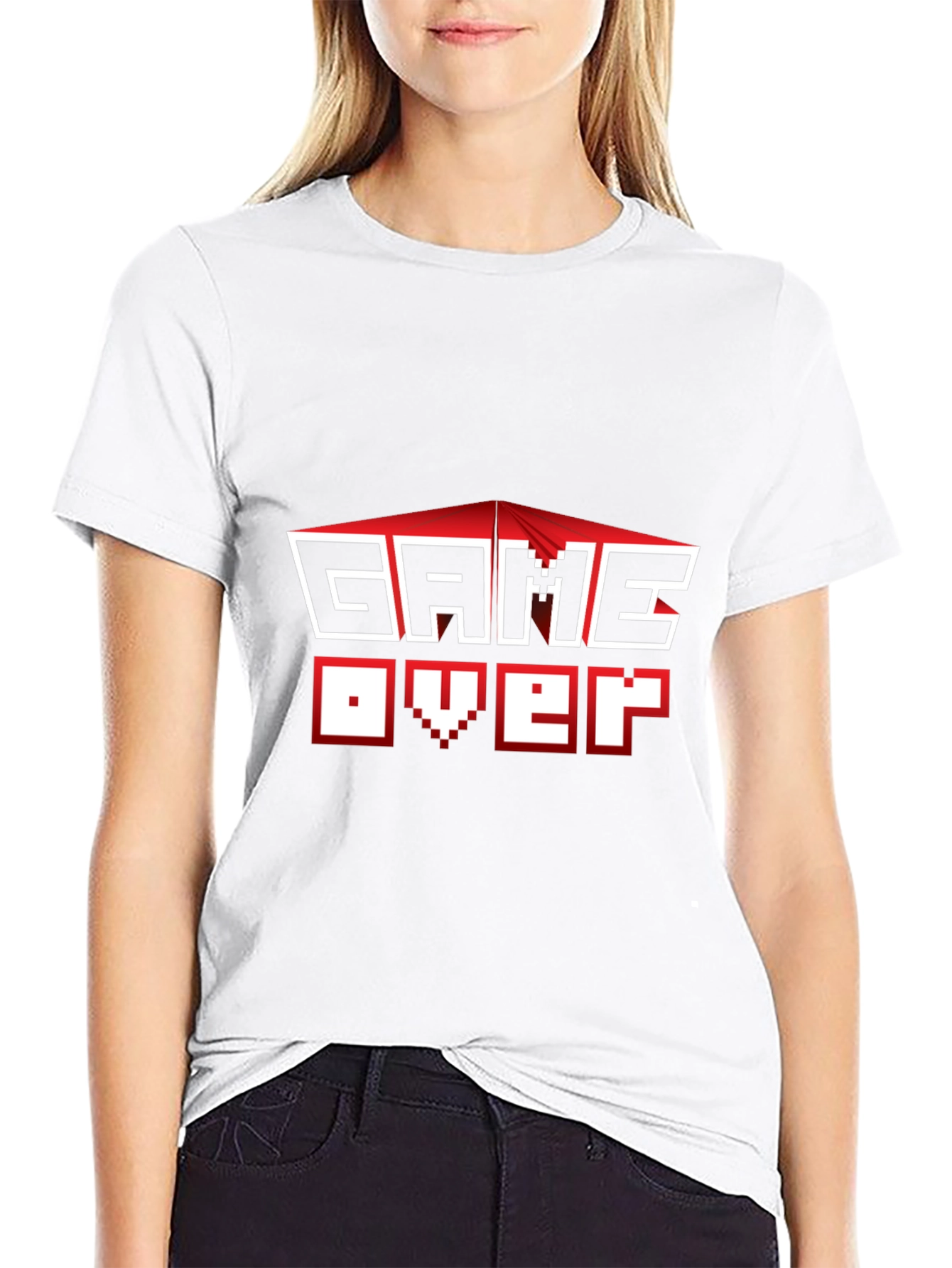 Game Over Graphic T-Shirt - Retro Gamer Style