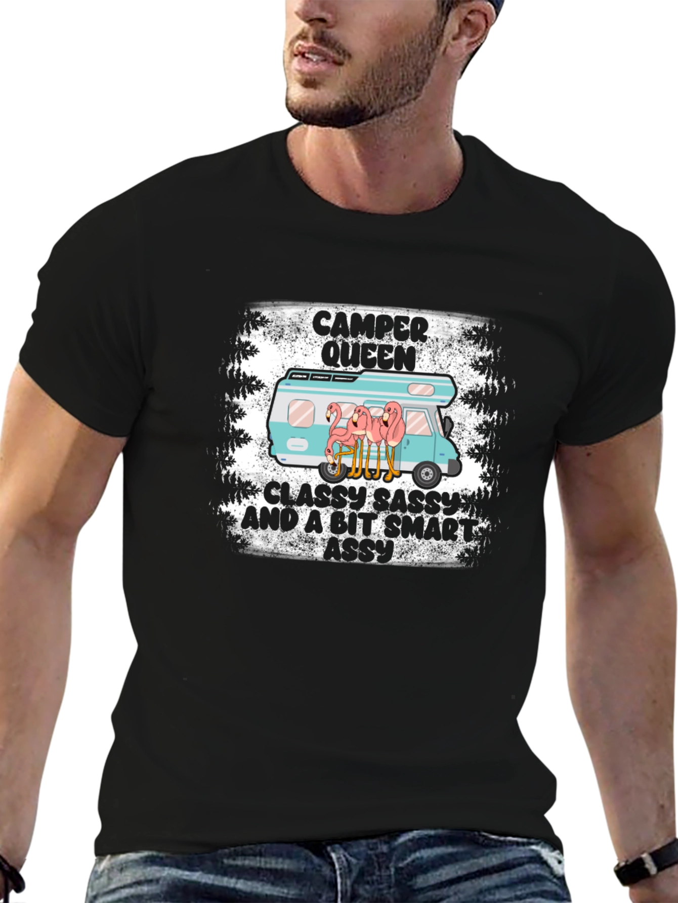 Camper Queen Graphic Tee - Classy Sassy & Smart