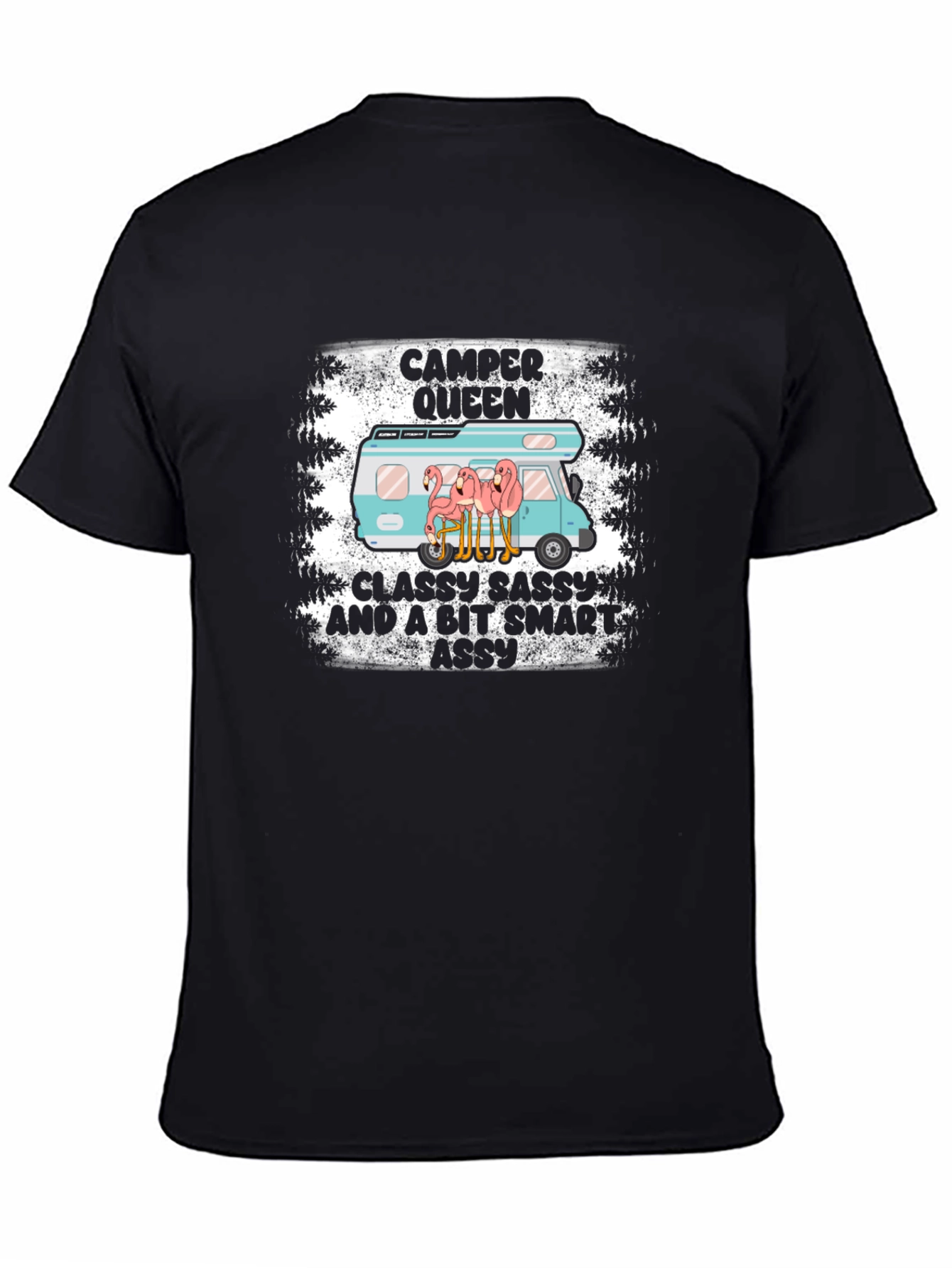 Camper Queen Graphic Tee - Classy Sassy & Smart