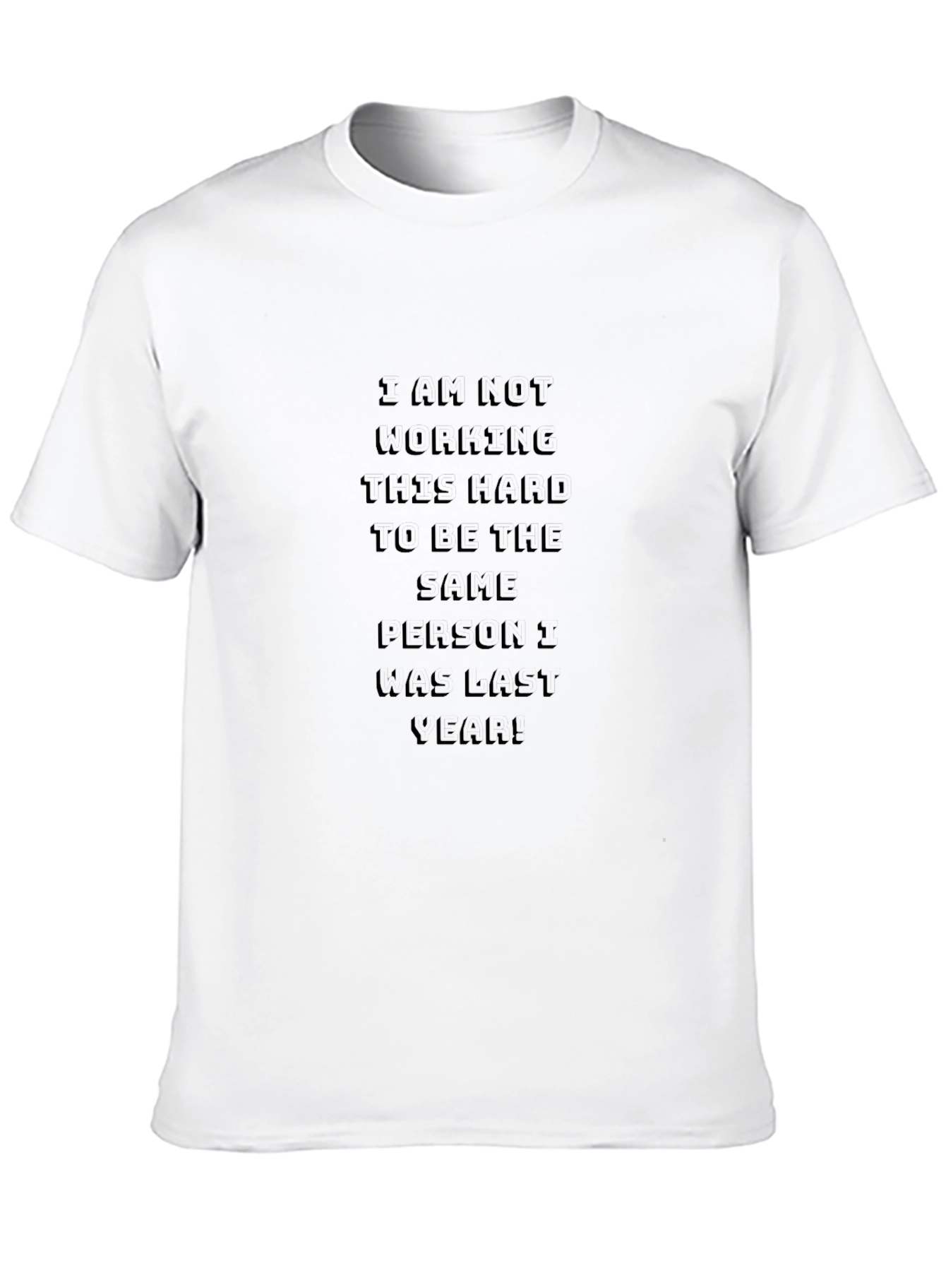 Motivational Black T-Shirt: Hard Work Pays Off!