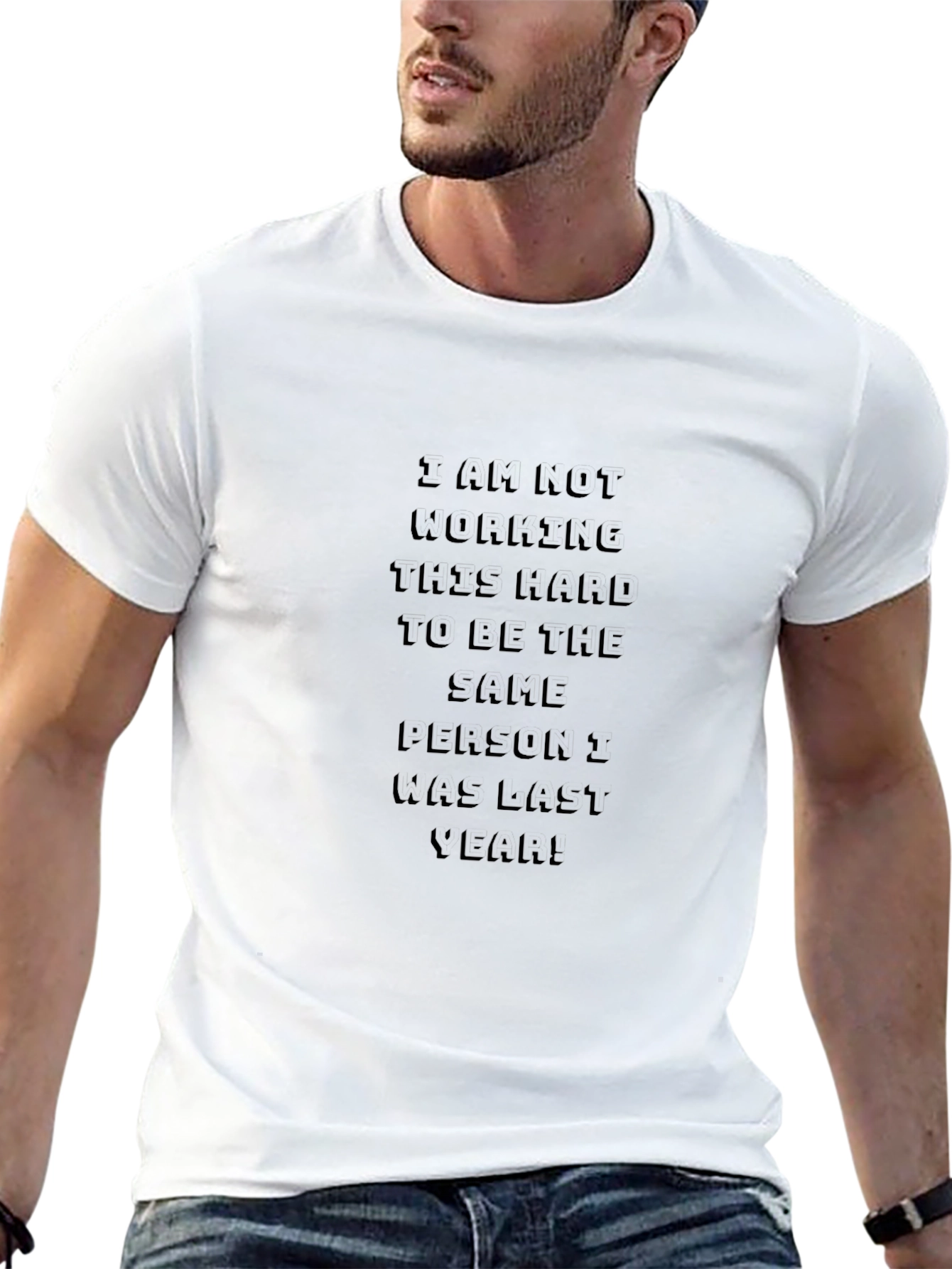 Motivational Black T-Shirt: Hard Work Pays Off!