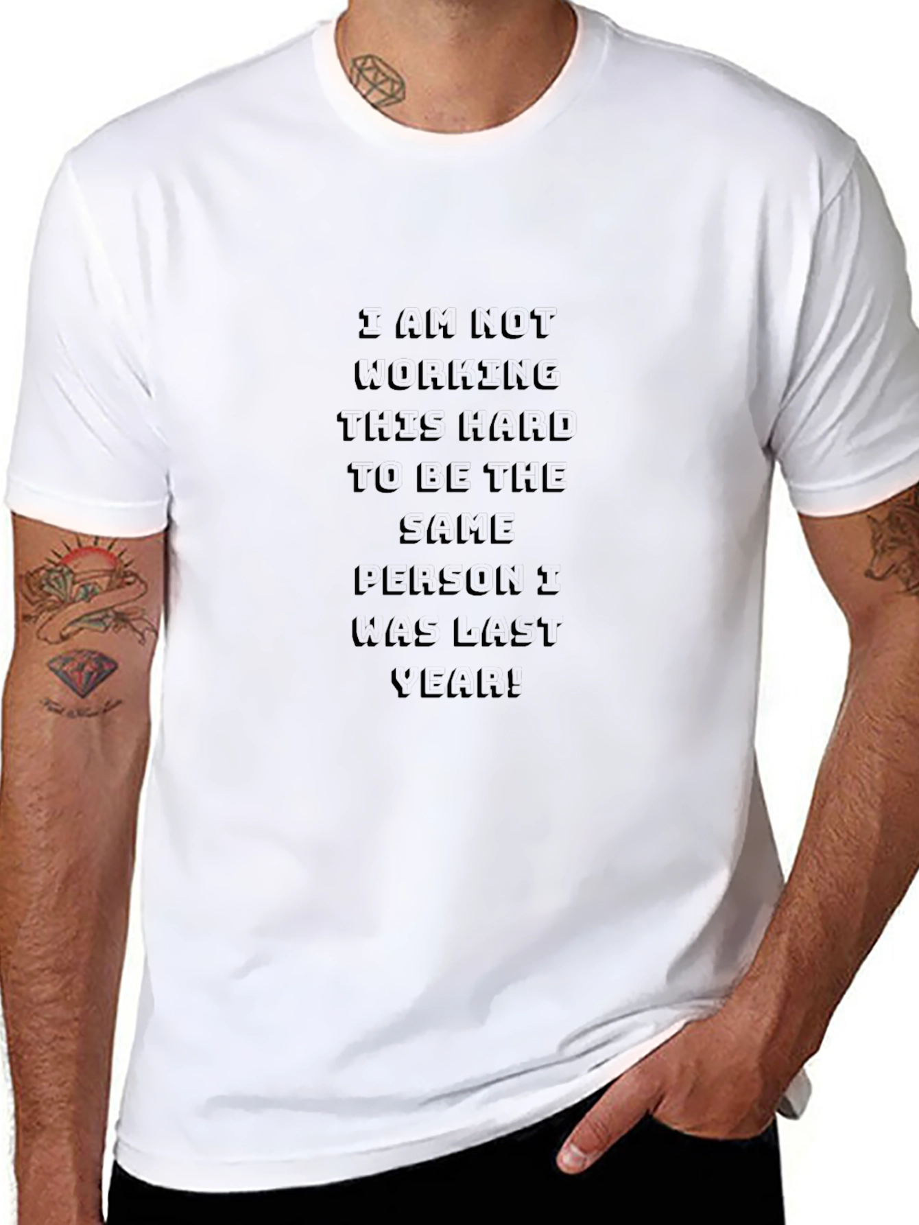 Motivational Black T-Shirt: Hard Work Pays Off!