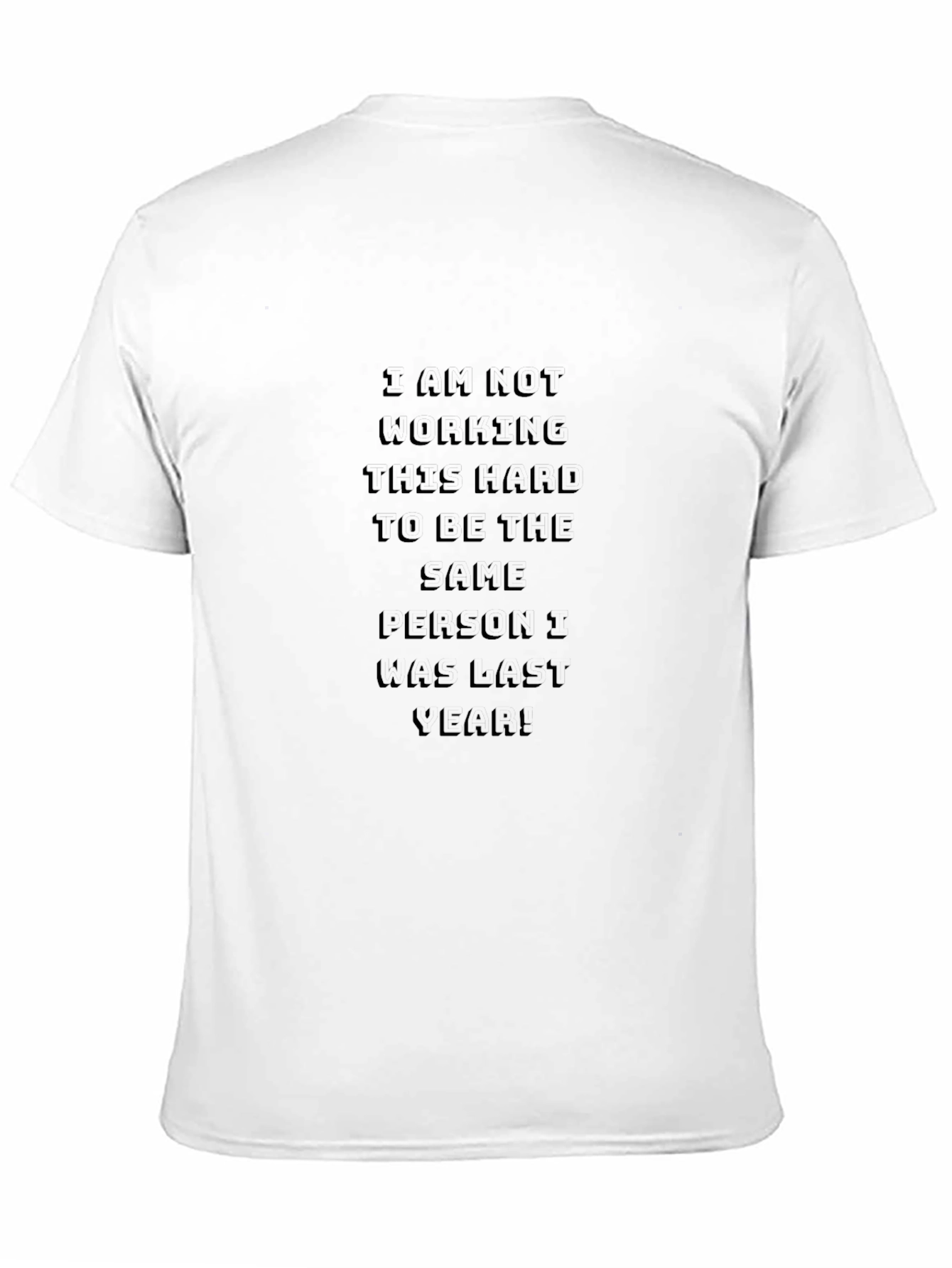 Motivational Black T-Shirt: Hard Work Pays Off!
