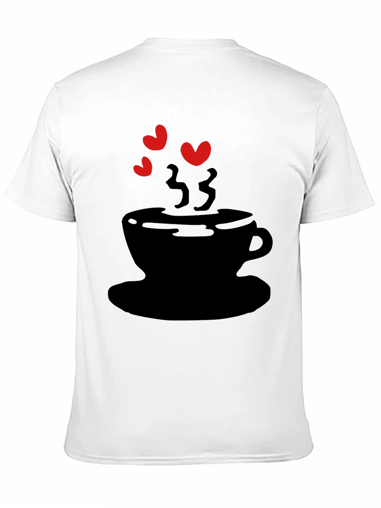 Love Coffee T-Shirt - Black Graphic Tee