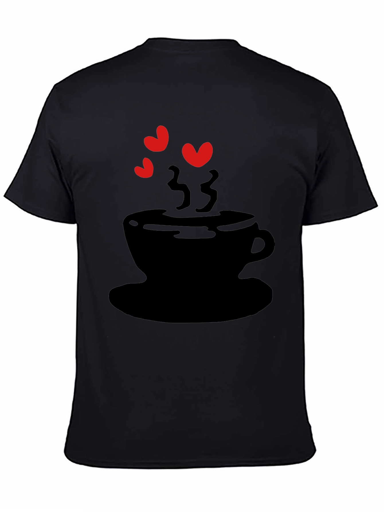 Love Coffee T-Shirt - Black Graphic Tee