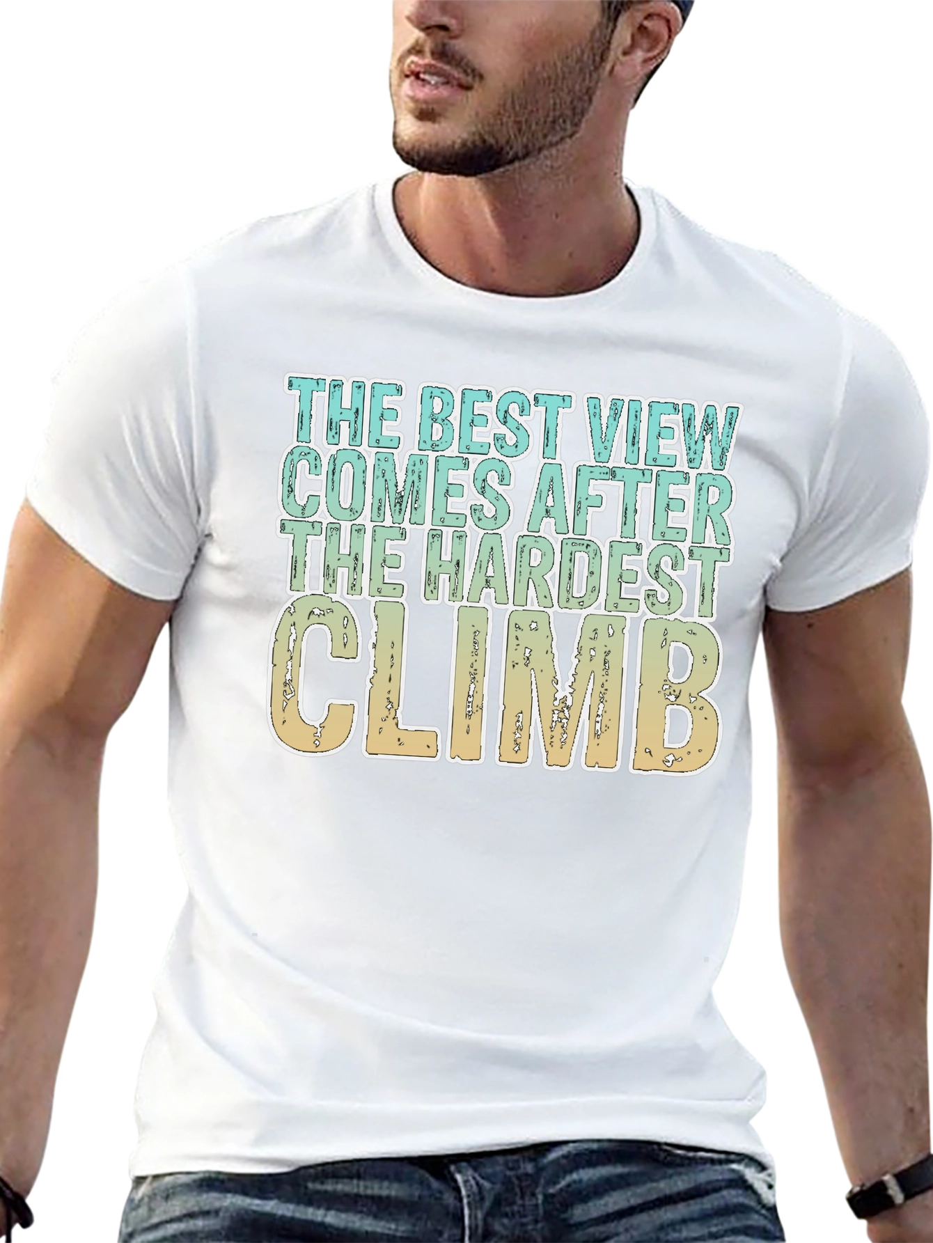 Inspirational Climb Graphic Tee - Unisex