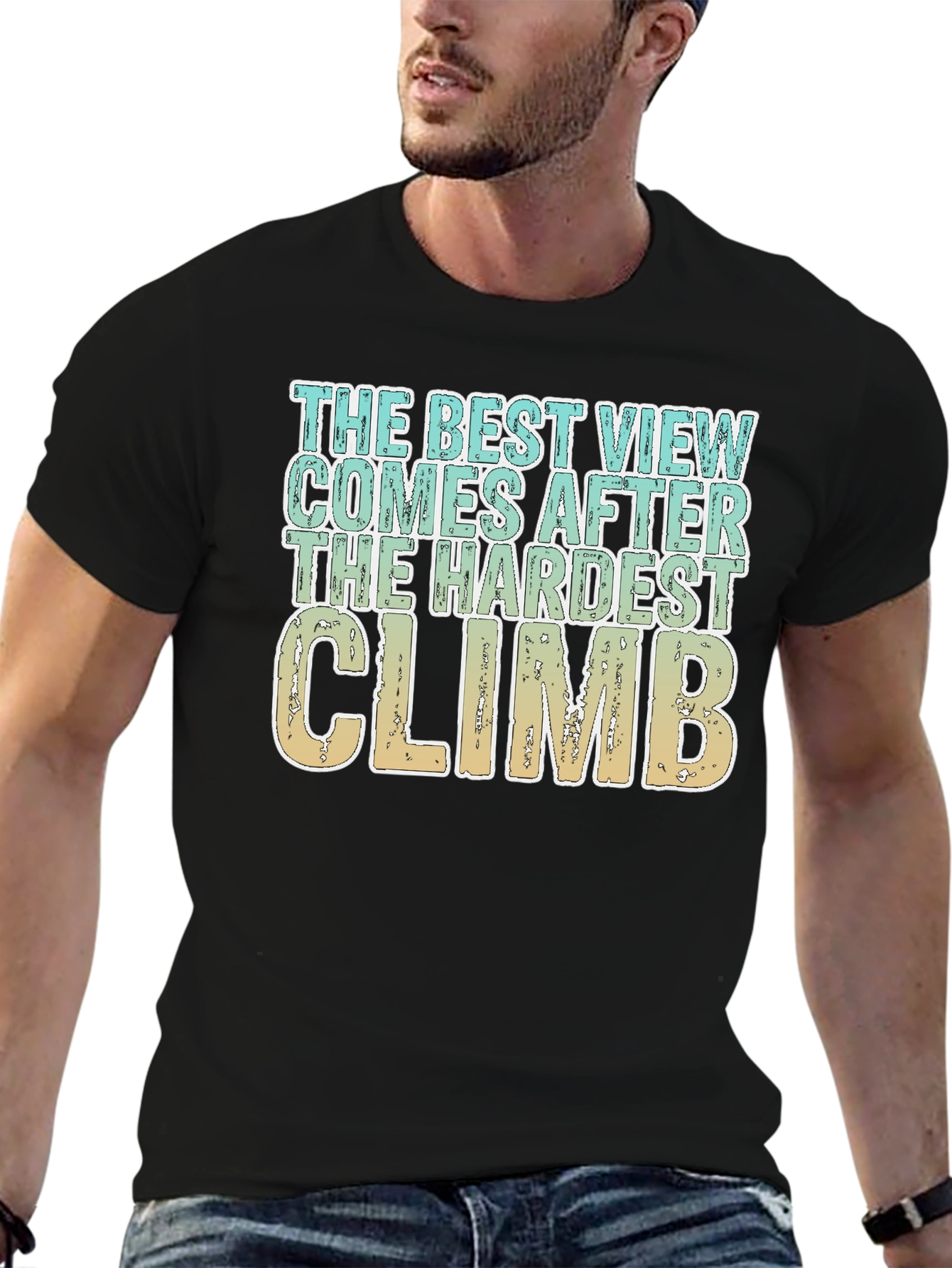 Inspirational Climb Graphic Tee - Unisex