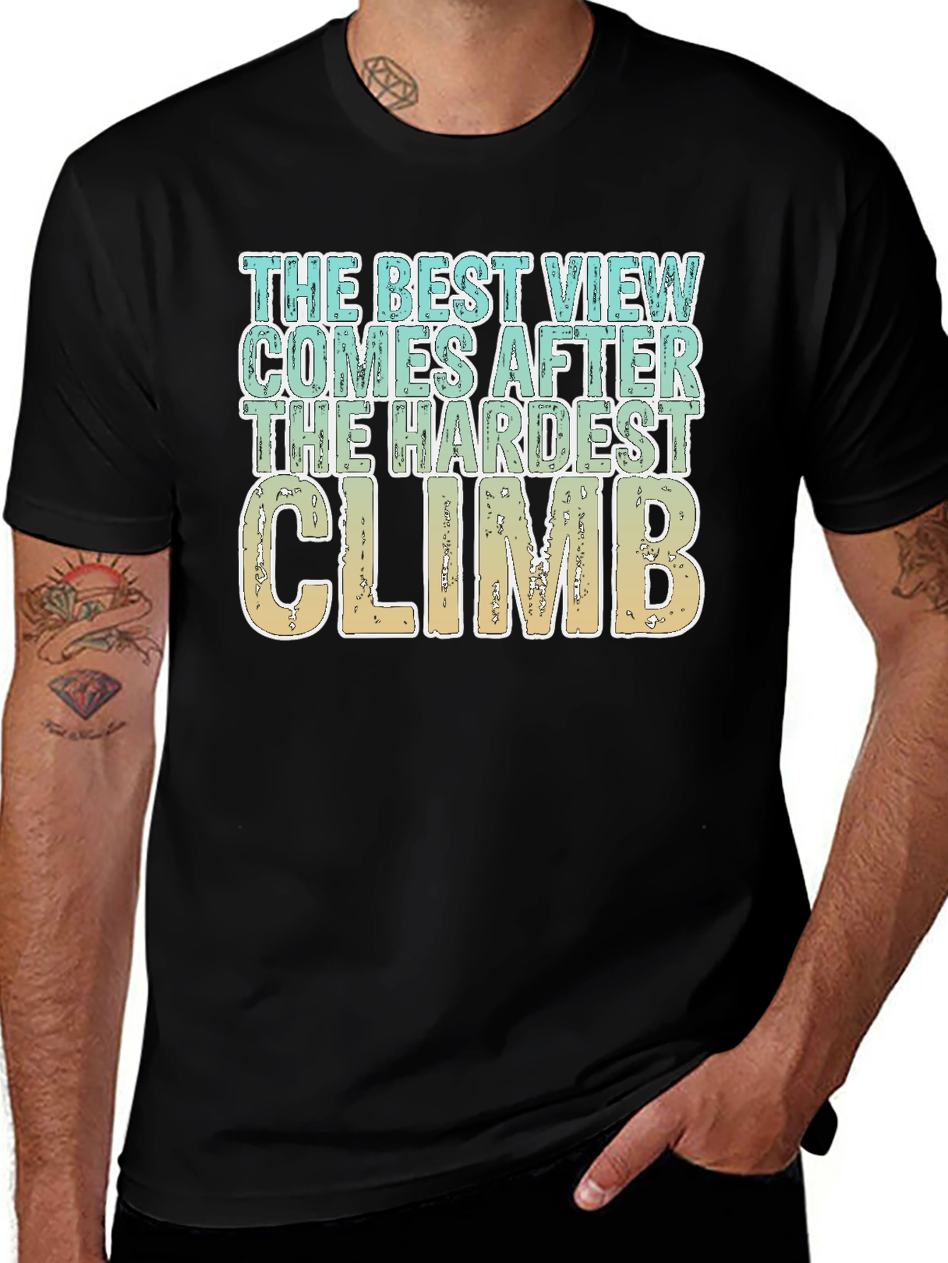 Inspirational Climb Graphic Tee - Unisex