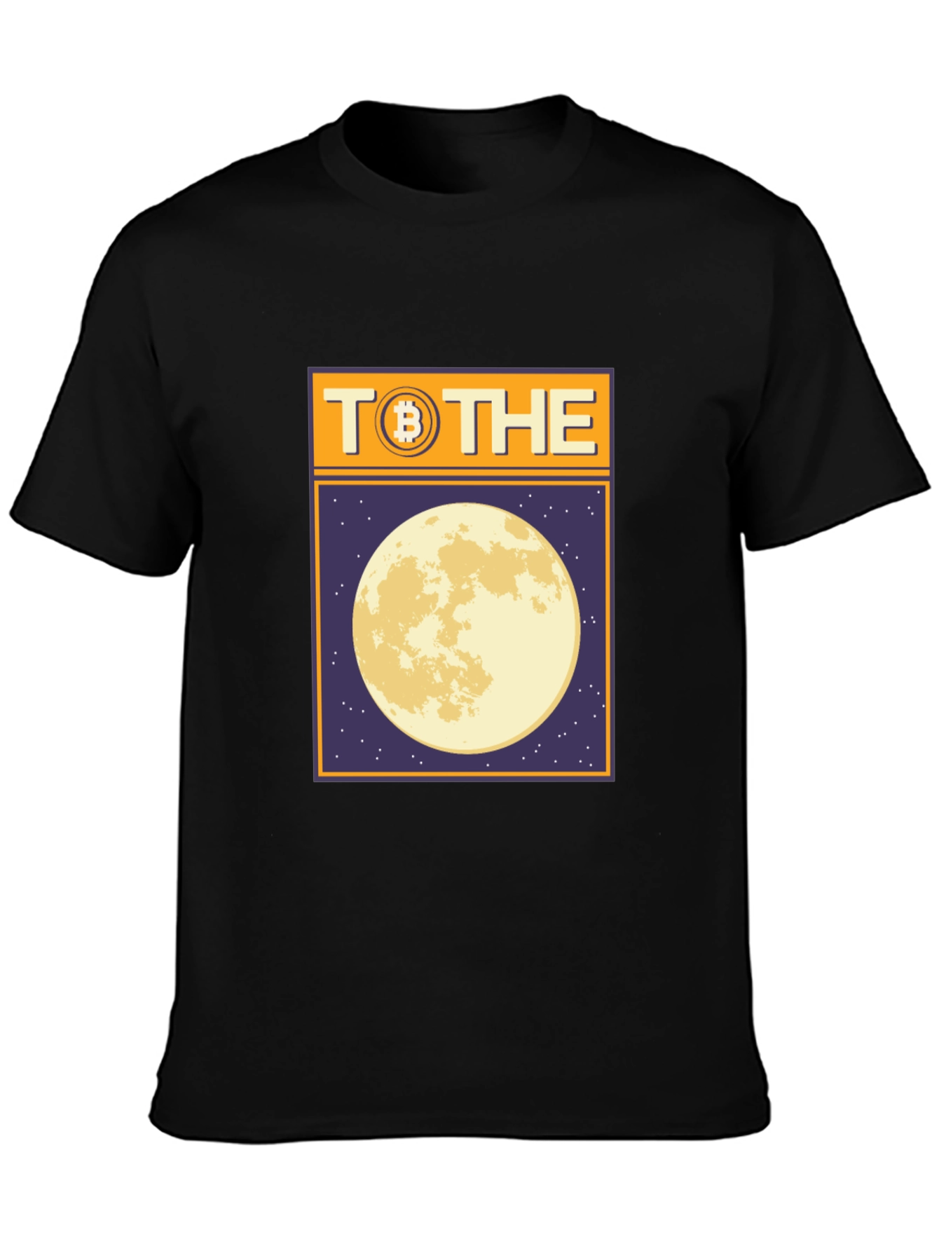 Bitcoin To The Moon Graphic Tee