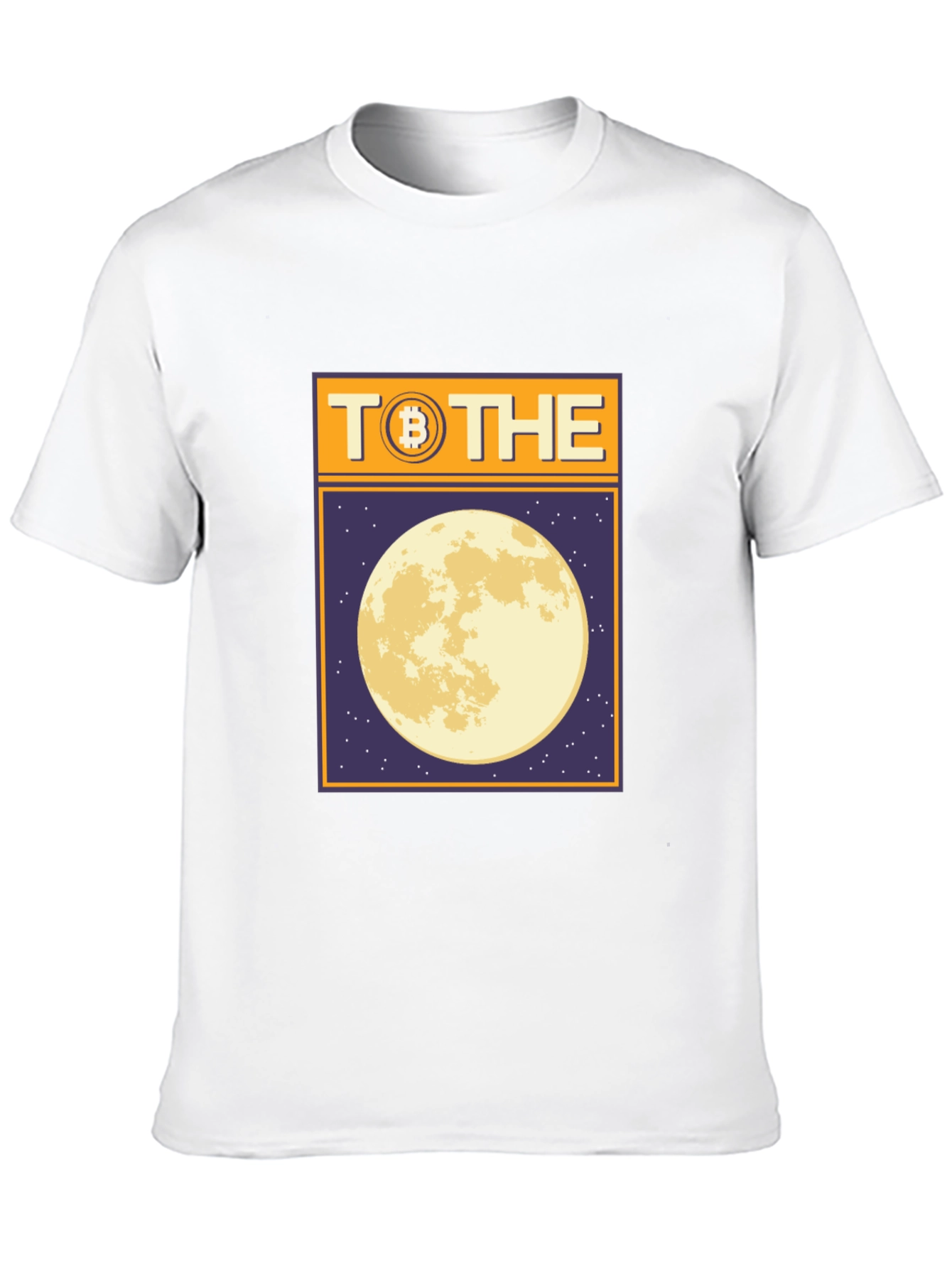 Bitcoin To The Moon Graphic Tee