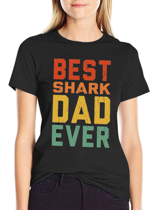 Best Shark Dad Ever Graphic T-Shirt