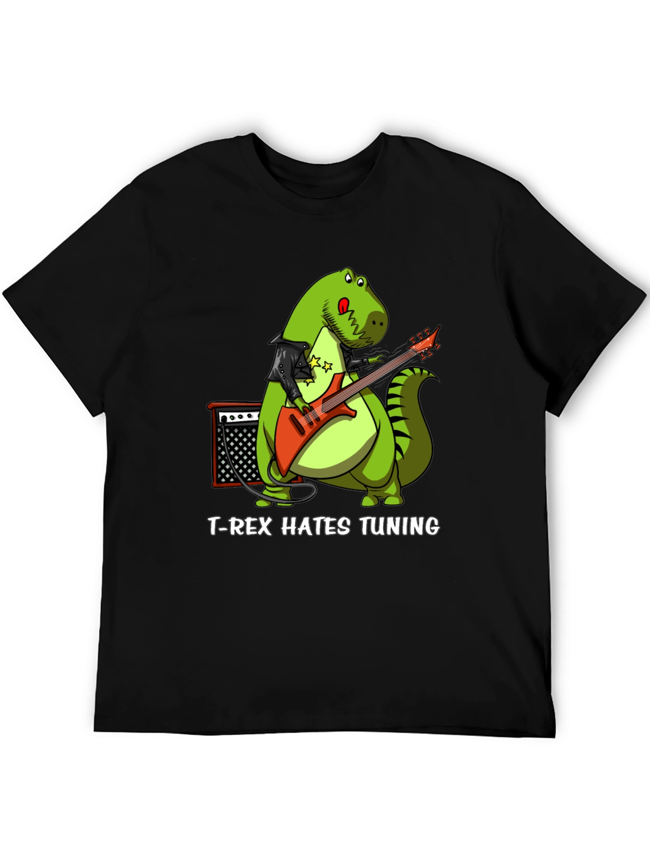 T-Rex Hates Tuning Funny Graphic Tee