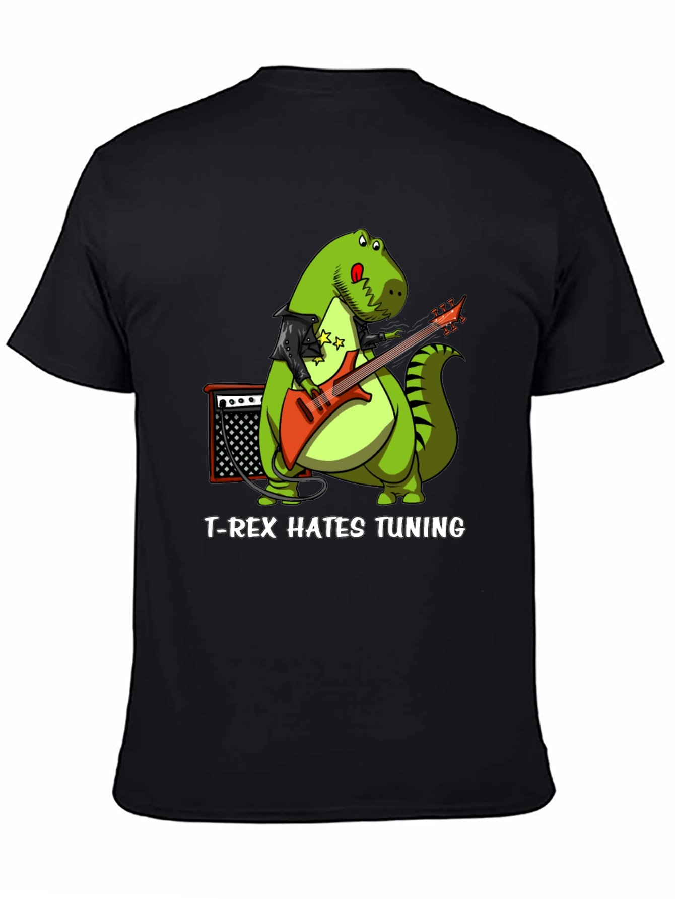 T-Rex Hates Tuning Funny Graphic Tee