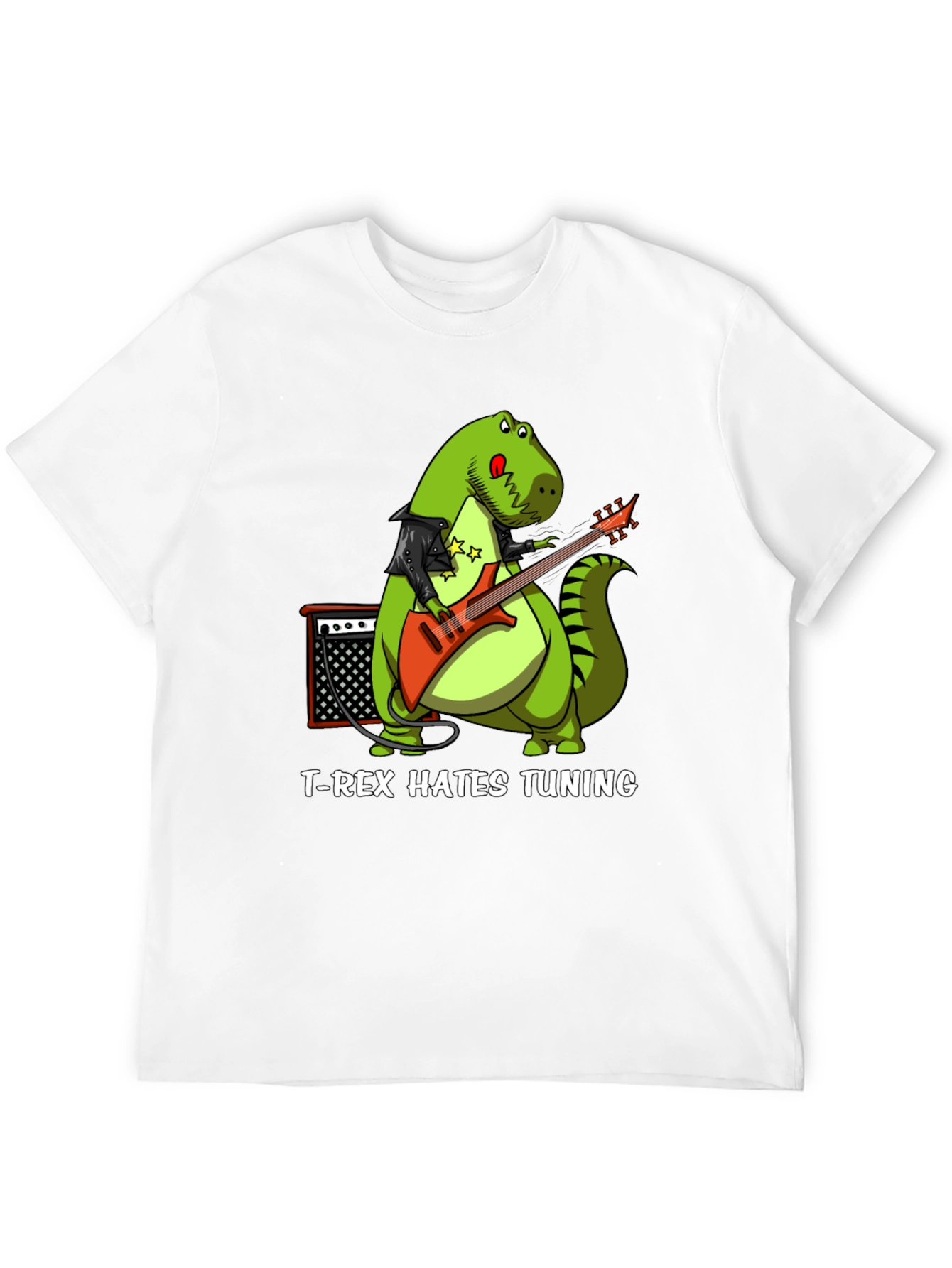 T-Rex Hates Tuning Funny Graphic Tee