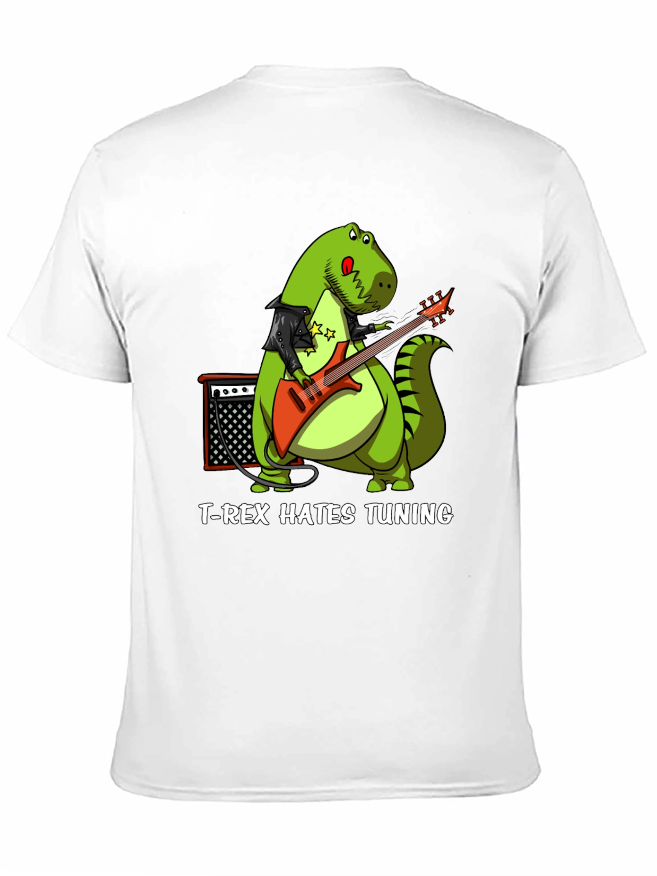 T-Rex Hates Tuning Funny Graphic Tee
