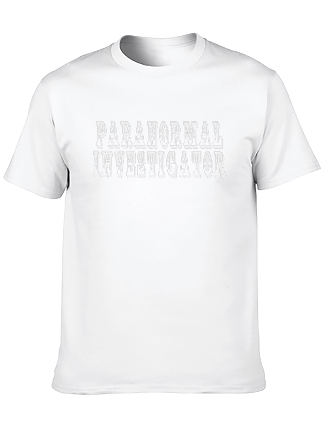 Paranormal Investigator Graphic Tee - Black