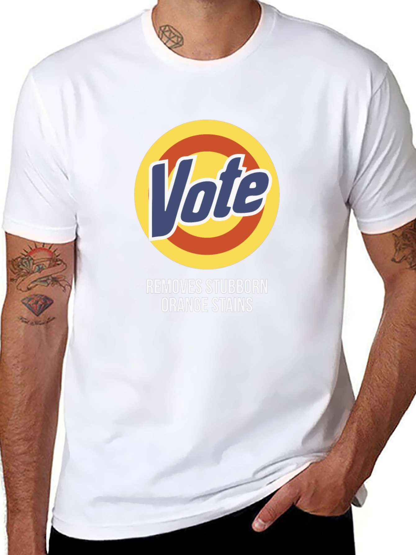 Vote Removes Orange Stains T-Shirt