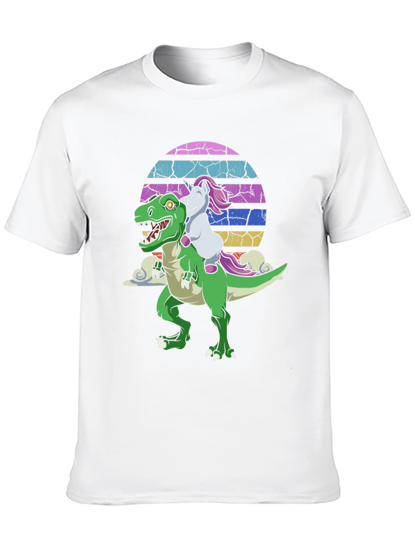 Dino & Unicorn Sunset T-Shirt