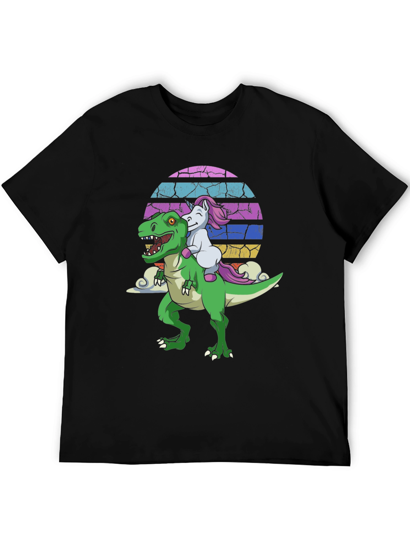 Dino & Unicorn Sunset T-Shirt