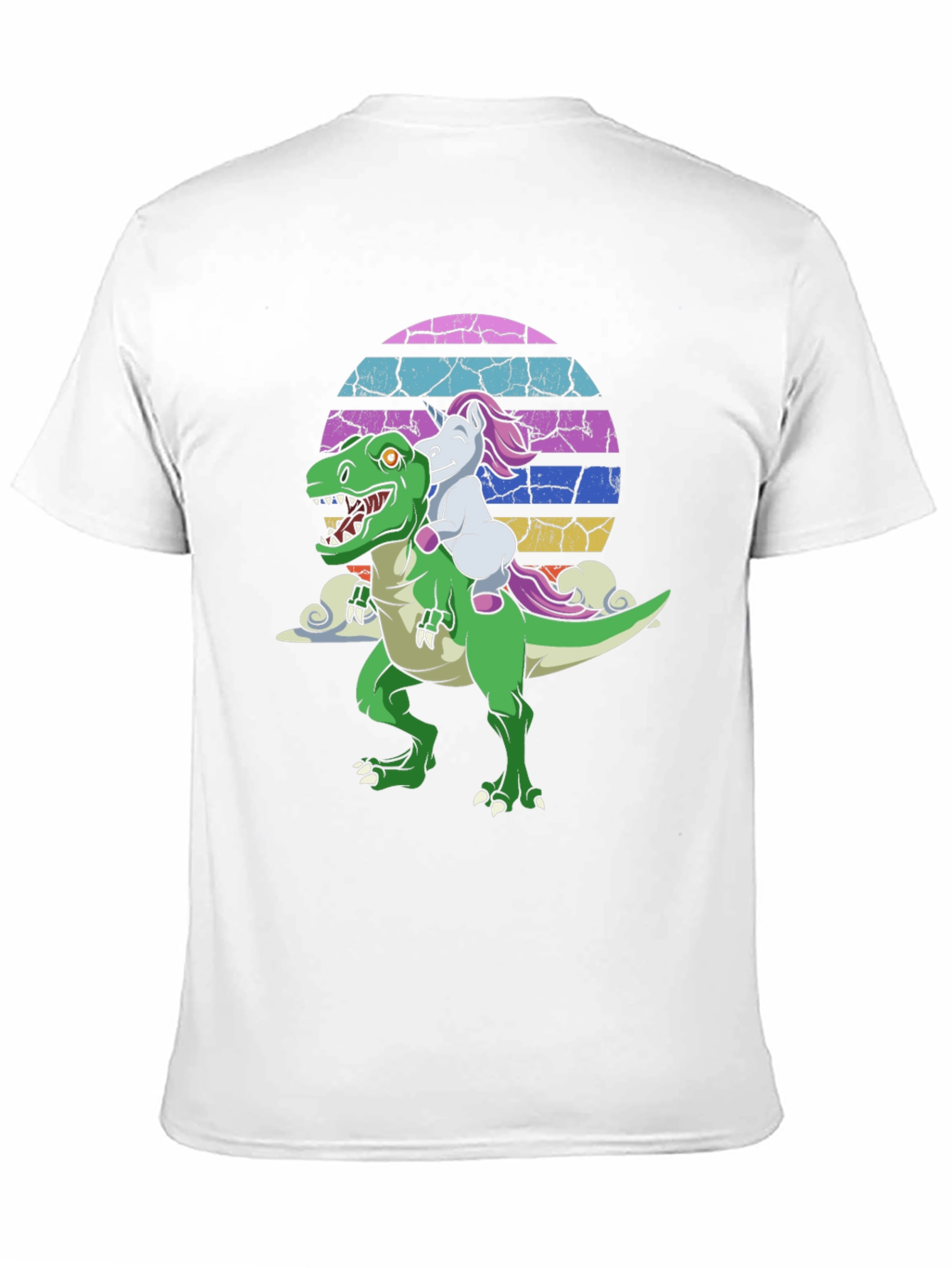 Dino & Unicorn Sunset T-Shirt