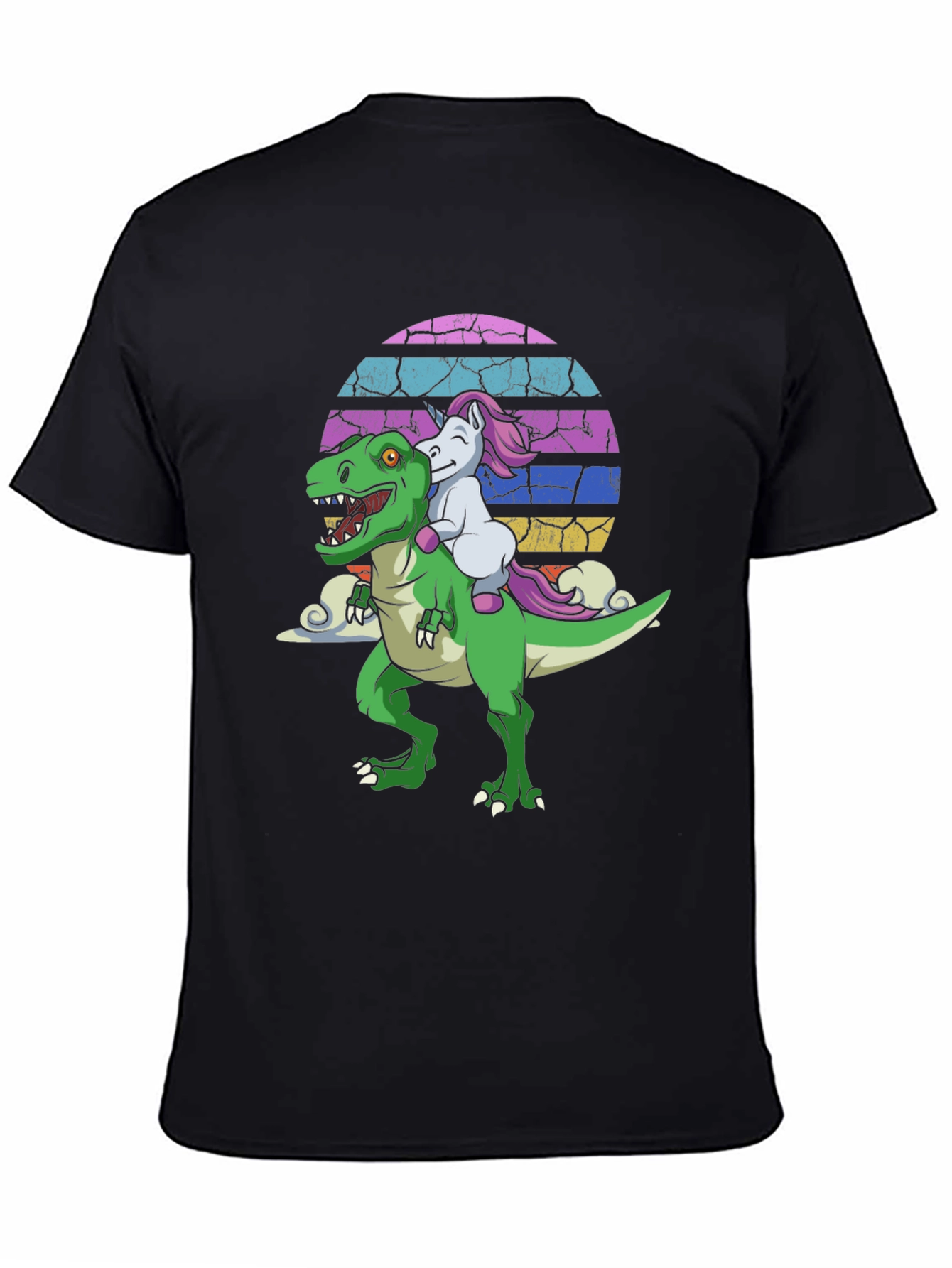 Dino & Unicorn Sunset T-Shirt