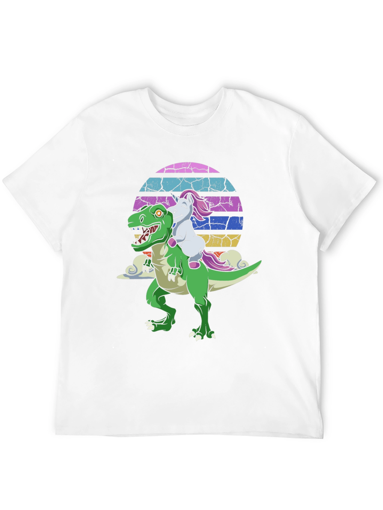 Dino & Unicorn Sunset T-Shirt