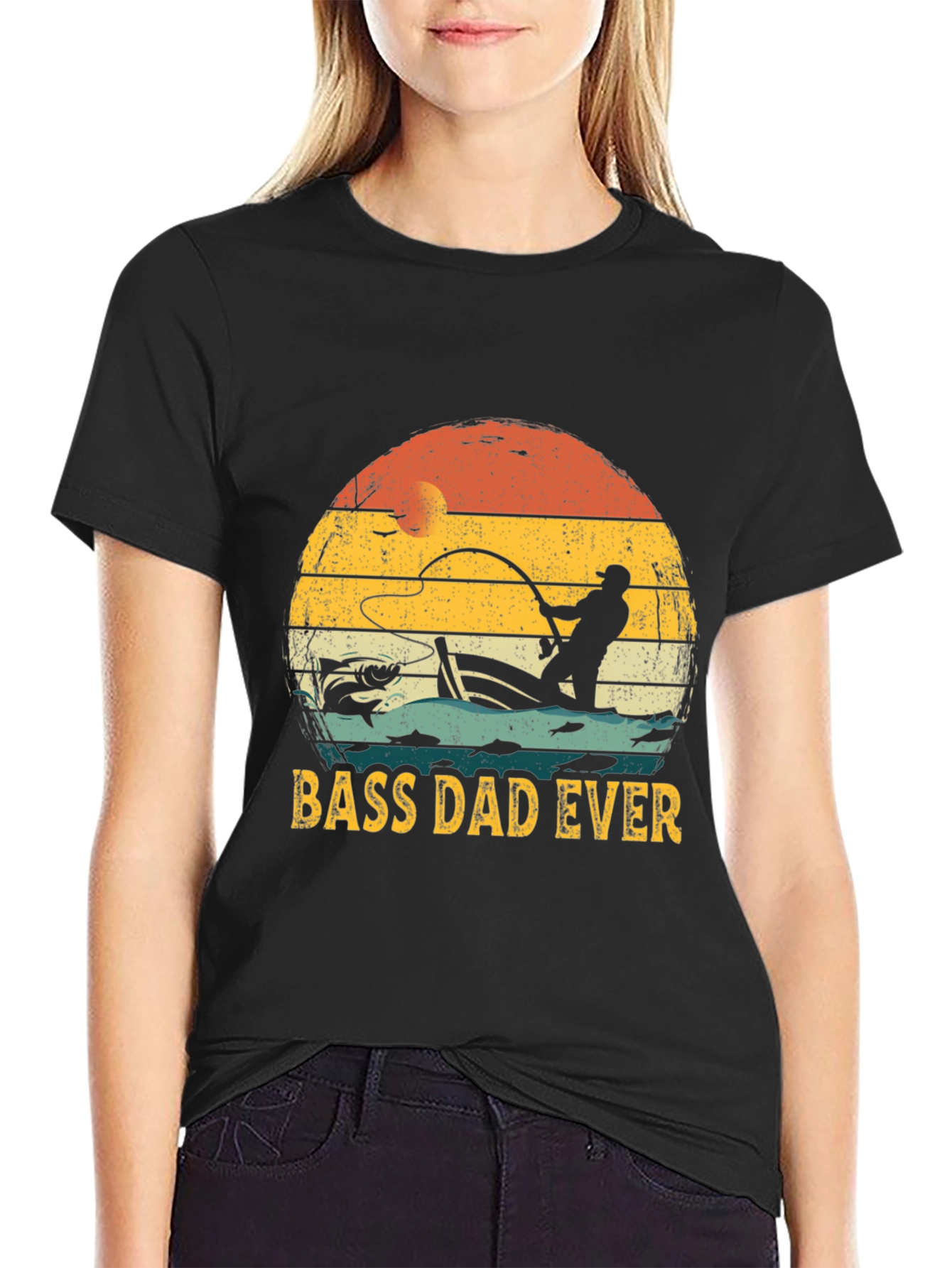 Bass Dad Ever Fishing T-Shirt