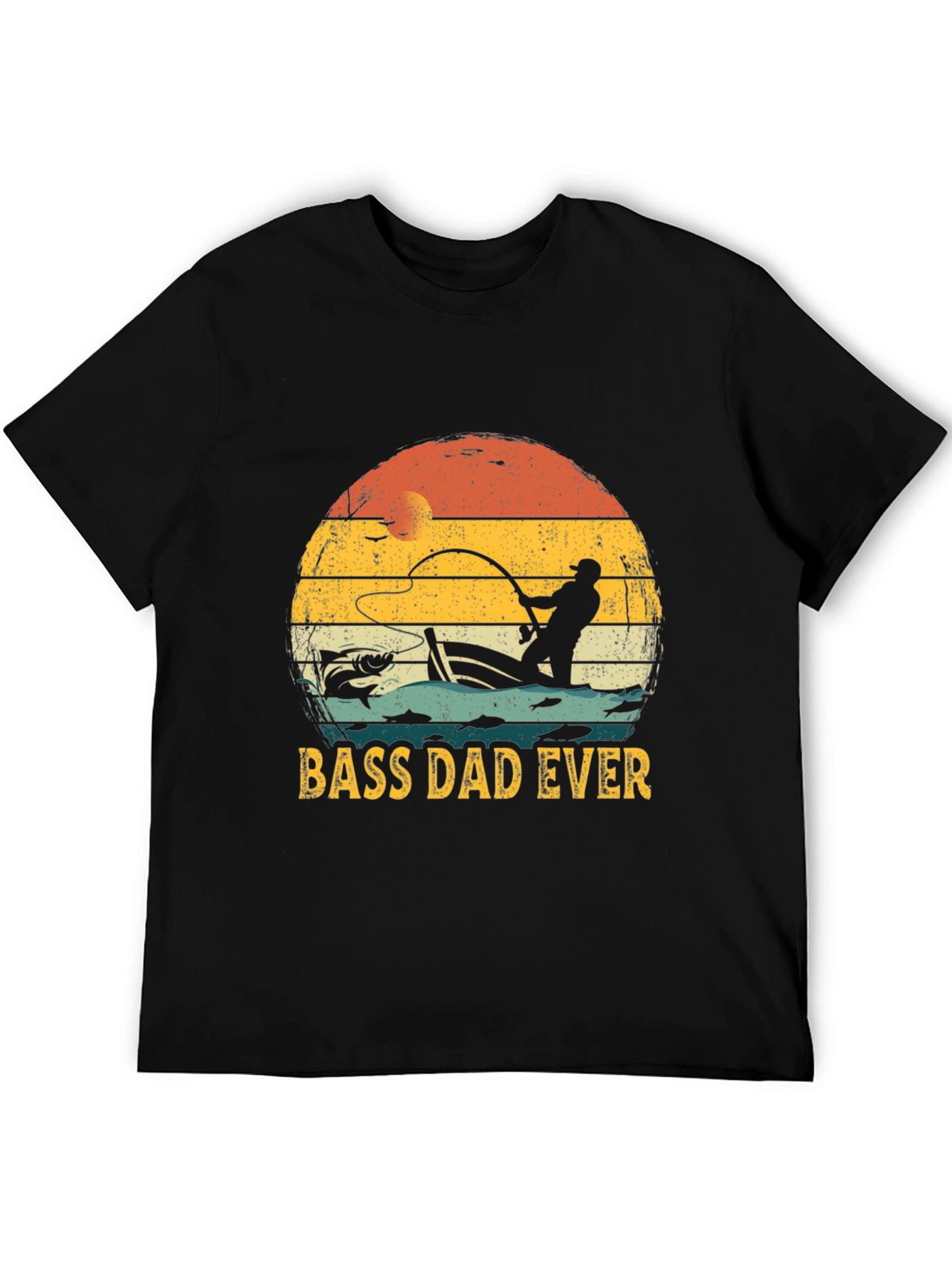 Bass Dad Ever Fishing T-Shirt