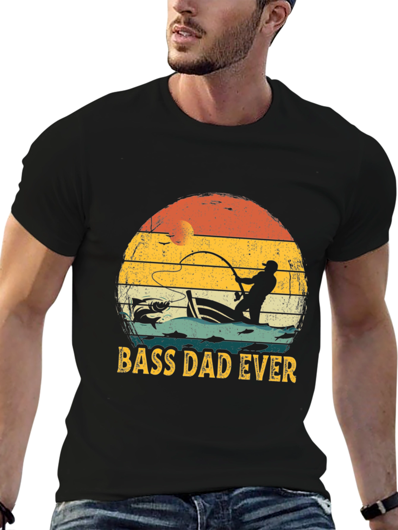 Bass Dad Ever Fishing T-Shirt