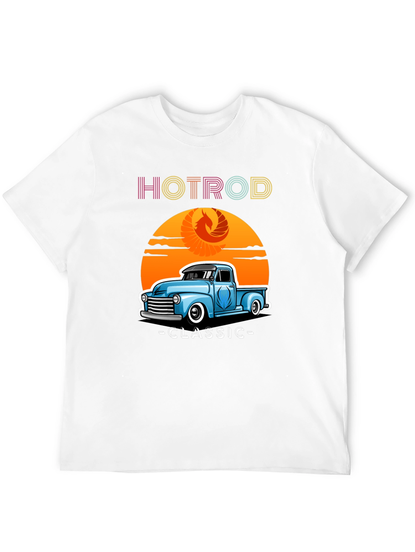 Hotrod Classic Truck T-Shirt - Retro Style