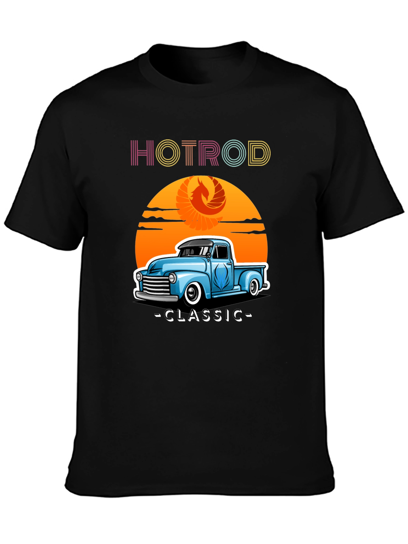 Hotrod Classic Truck T-Shirt - Retro Style