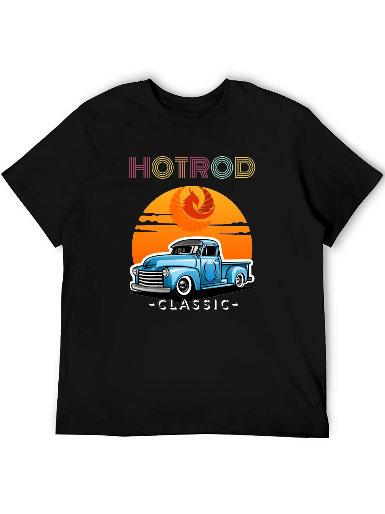 Hotrod Classic Truck T-Shirt - Retro Style