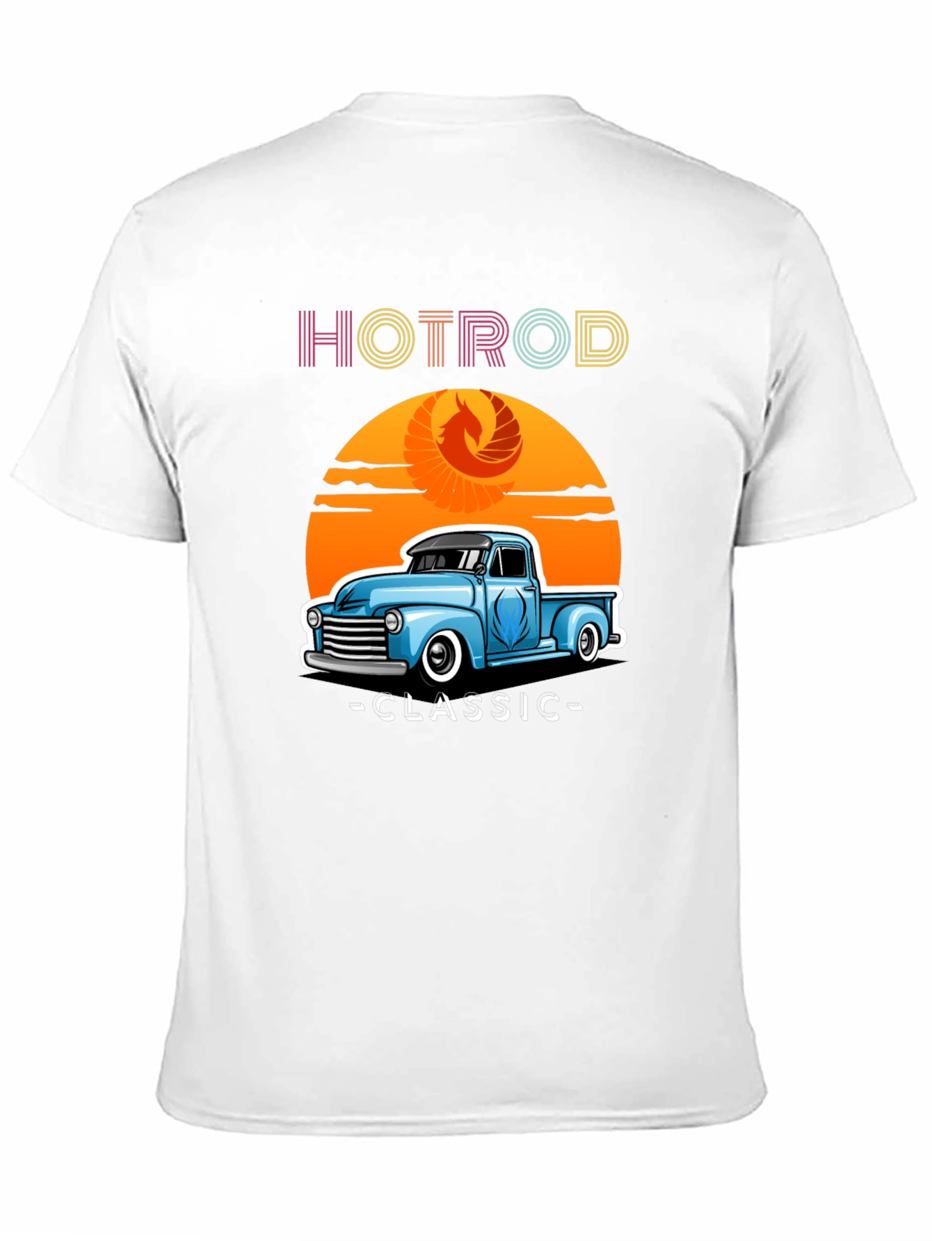 Hotrod Classic Truck T-Shirt - Retro Style