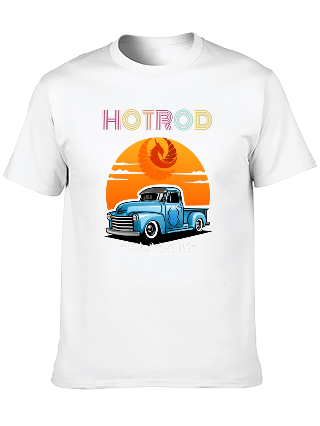 Hotrod Classic Truck T-Shirt - Retro Style