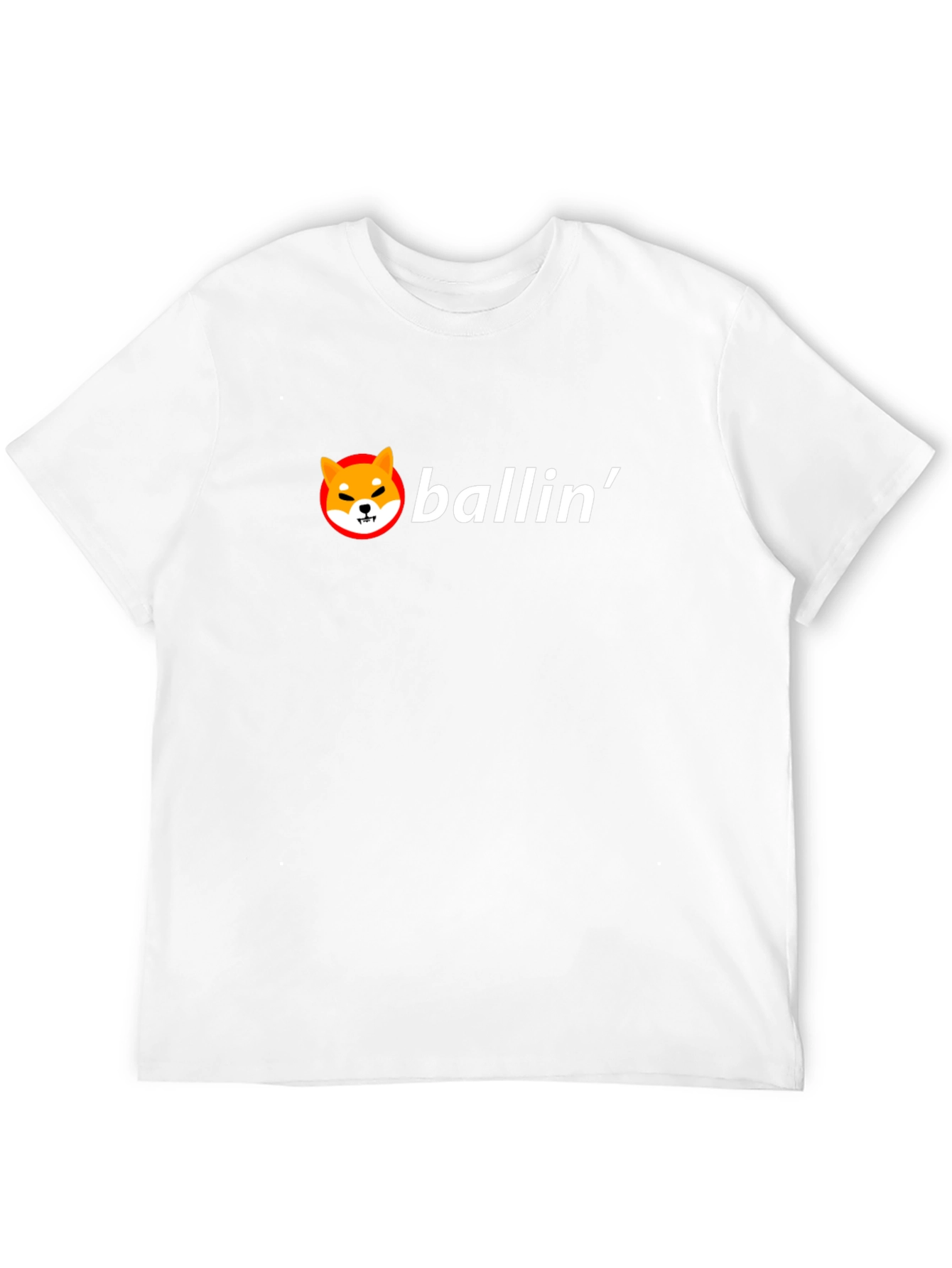 Ballin Shiba Inu T-Shirt - Crypto Meme Tee