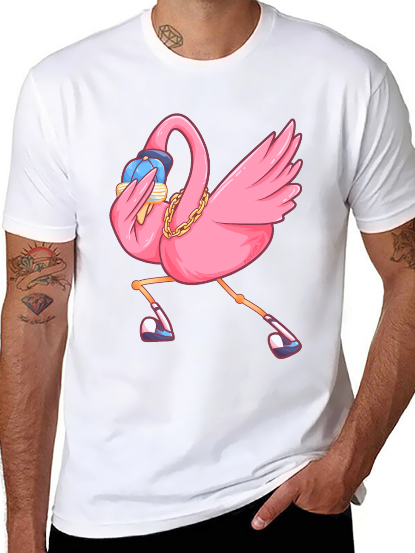 Cool Flamingo T-Shirt - Funny Bird Tee