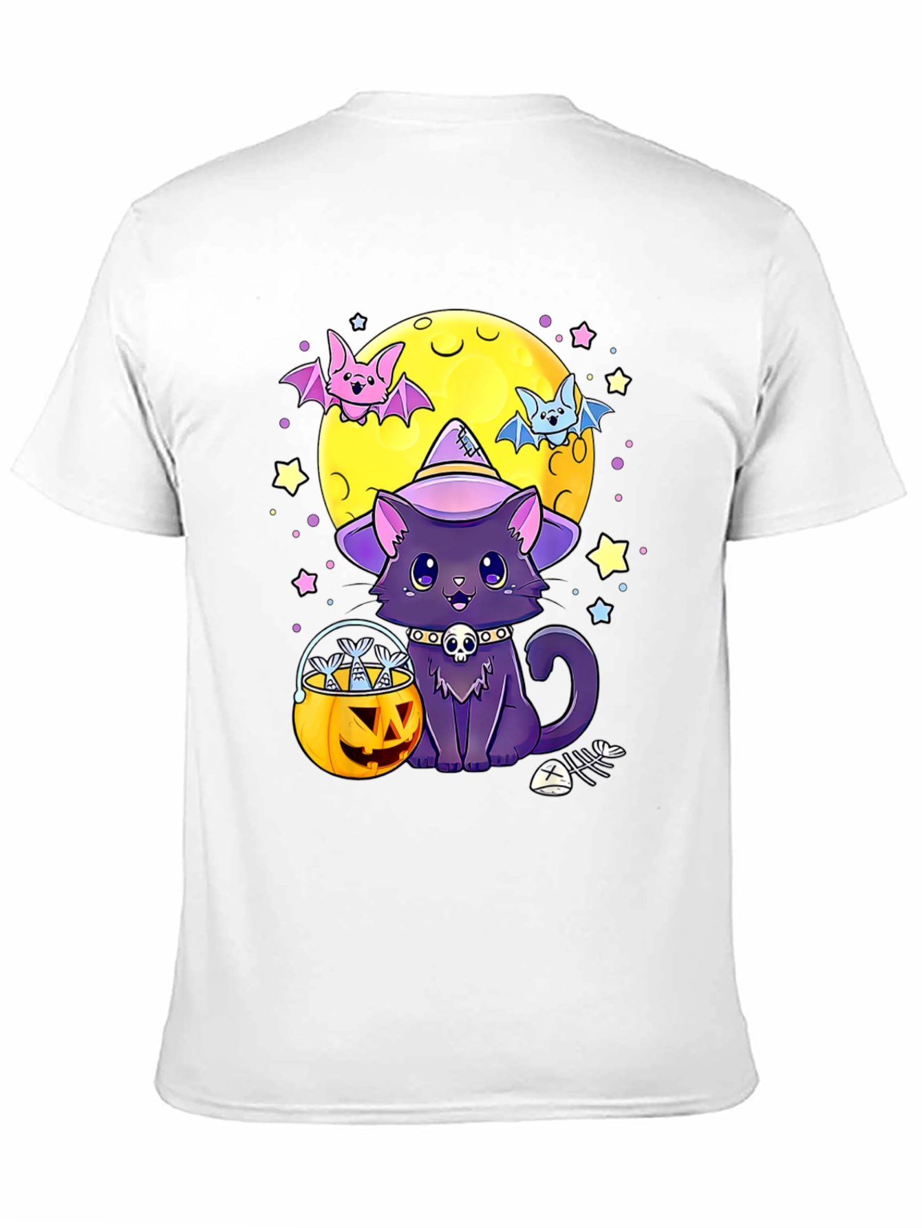 Halloween Cat Moon T-Shirt