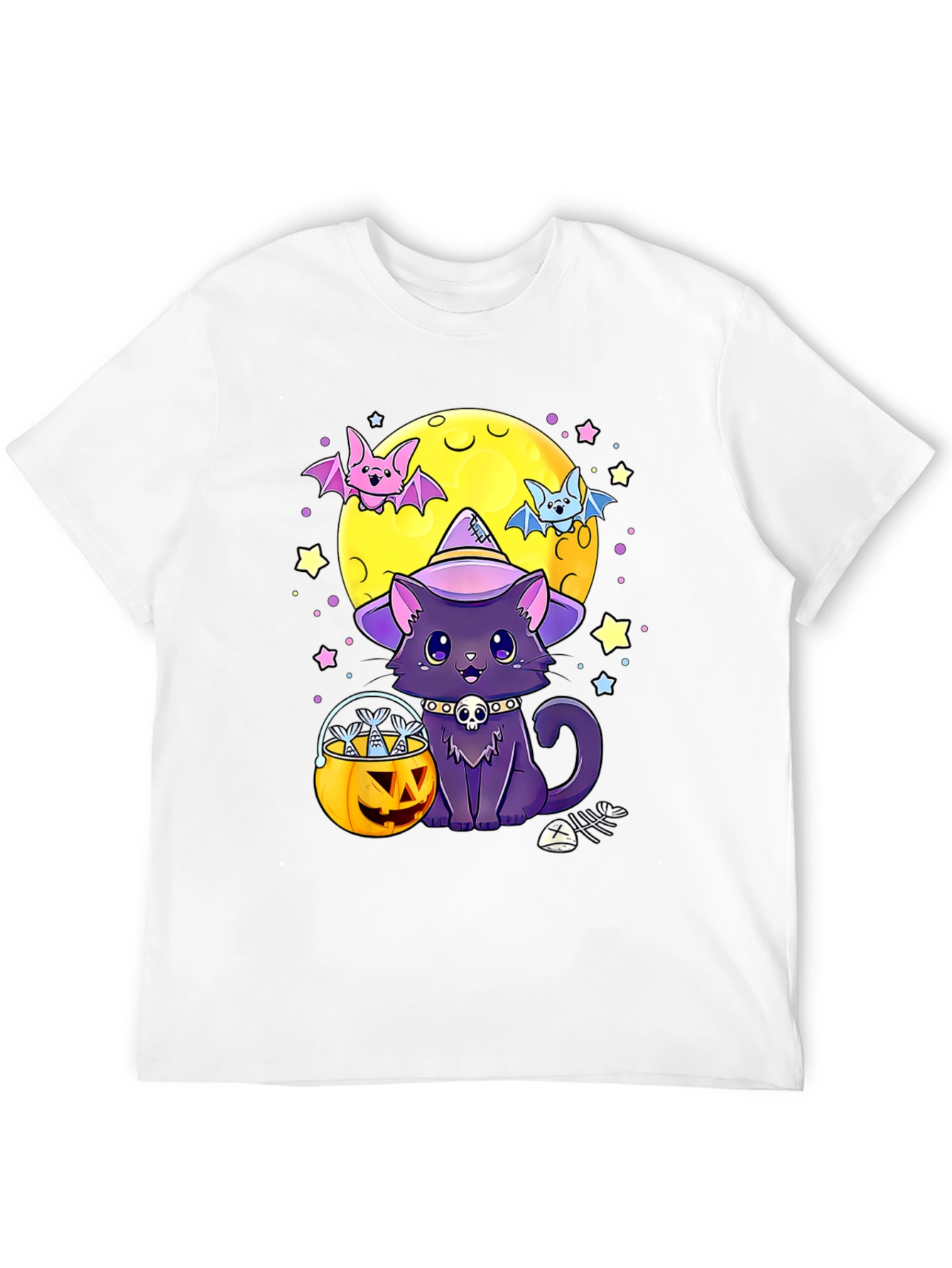 Halloween Cat Moon T-Shirt